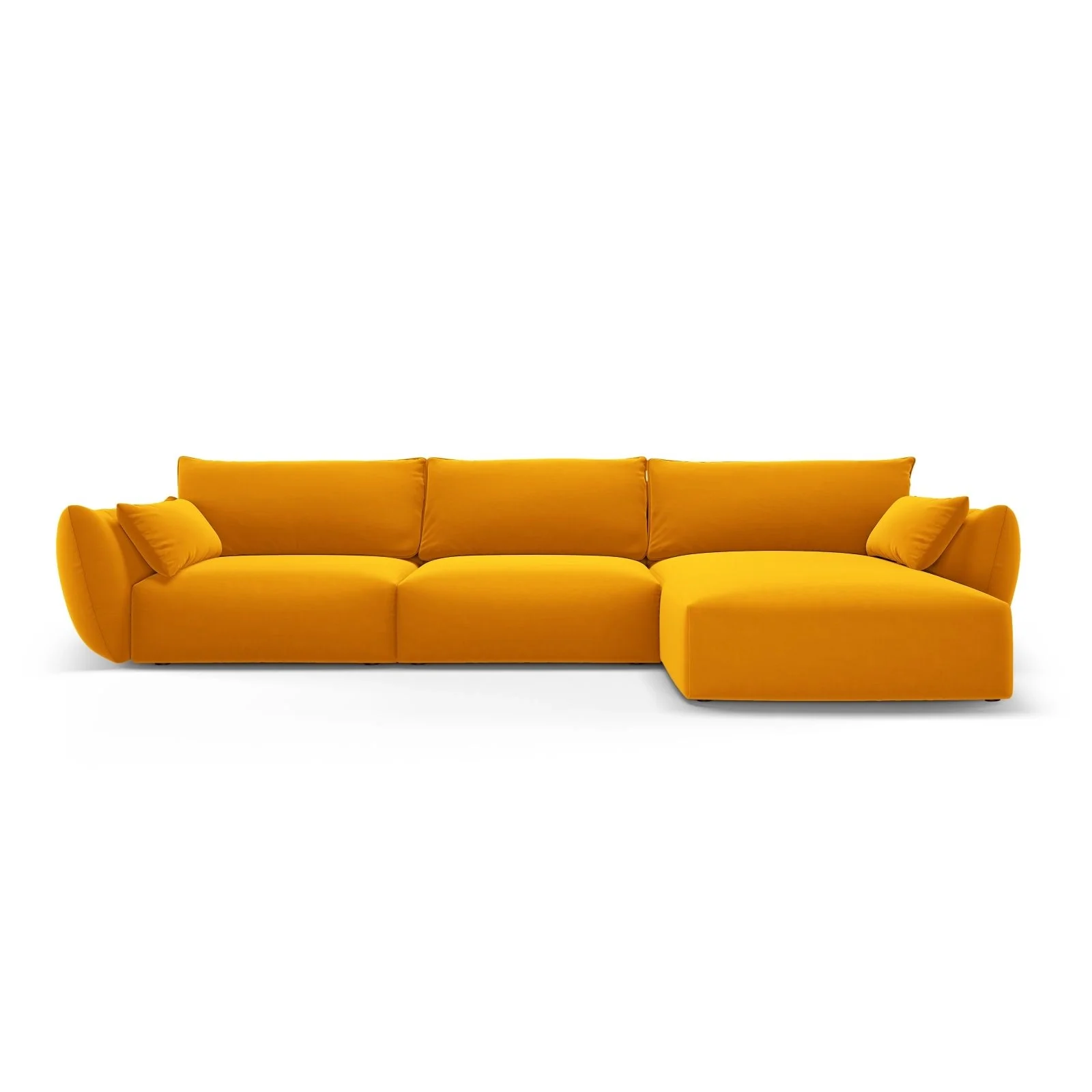 Matera 4-Sitzer Ecksofa, Rechte Seite, aus Samt oder Chenille, 308x171x85 cm - Image 51