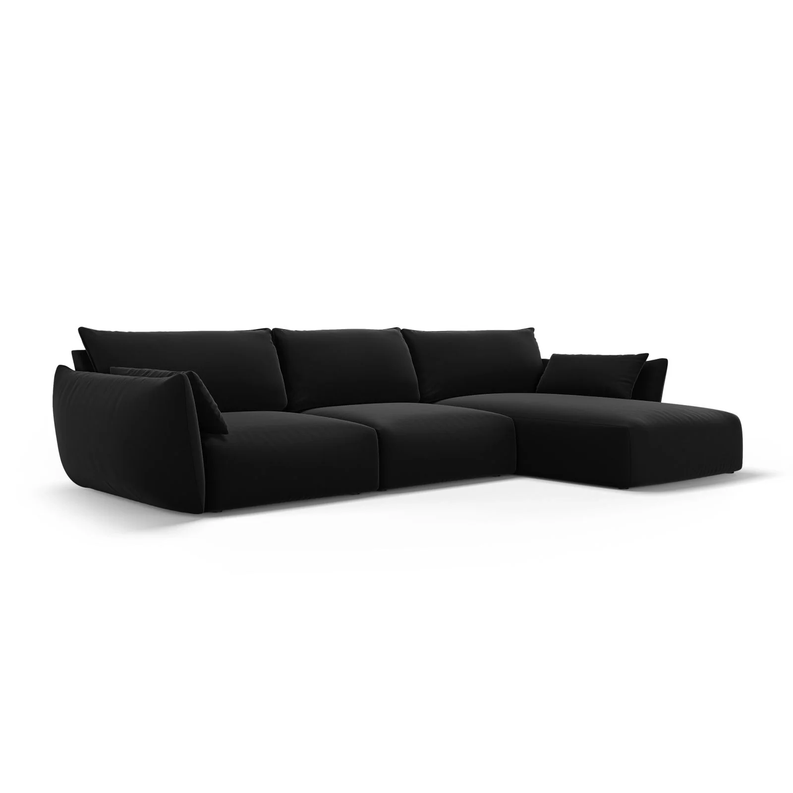 Matera 4-Sitzer Ecksofa, Rechte Seite, aus Samt oder Chenille, 308x171x85 cm - Image 73