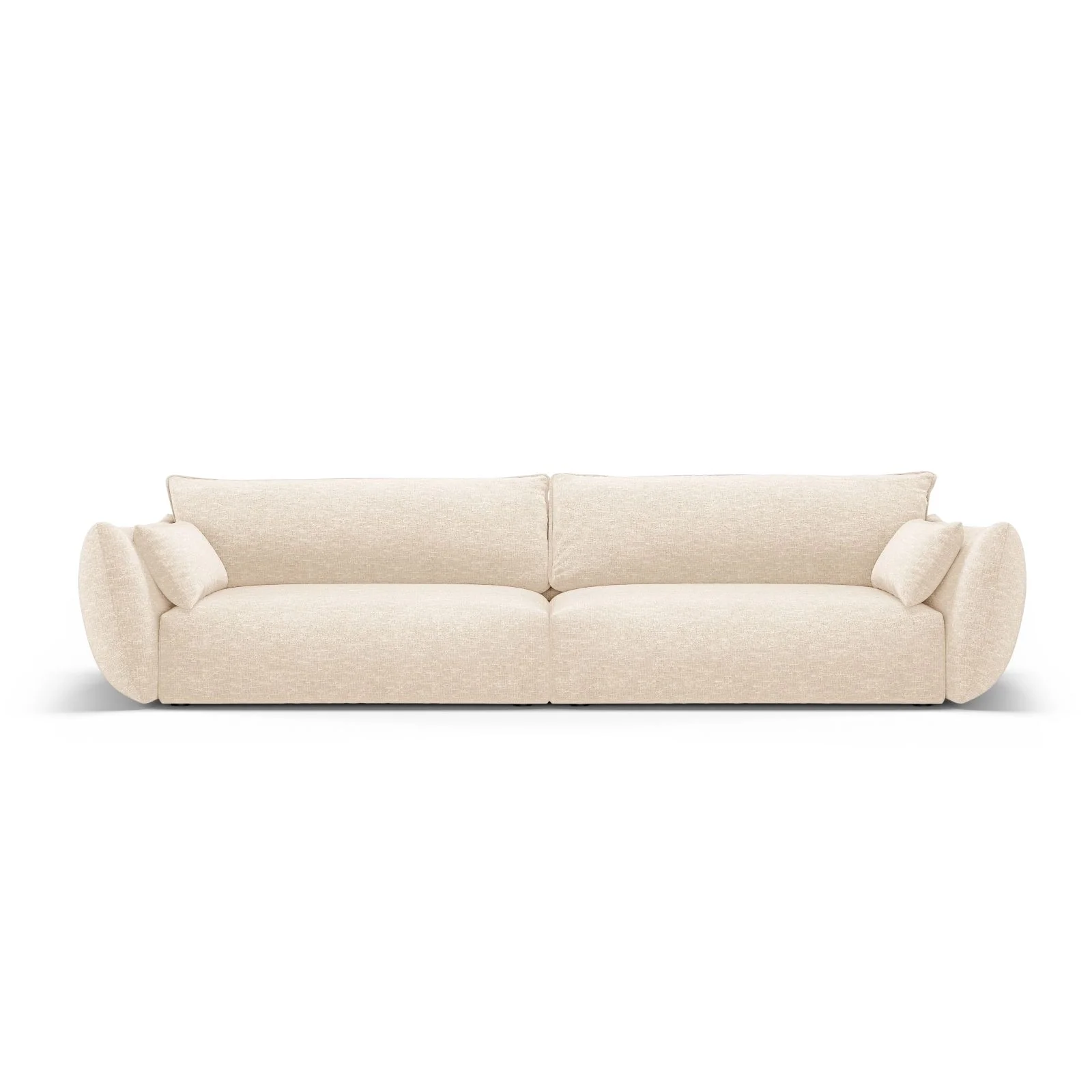 Matera 4-Sitzer Sofa aus Samt oder Chenille, 248x110x85 cm