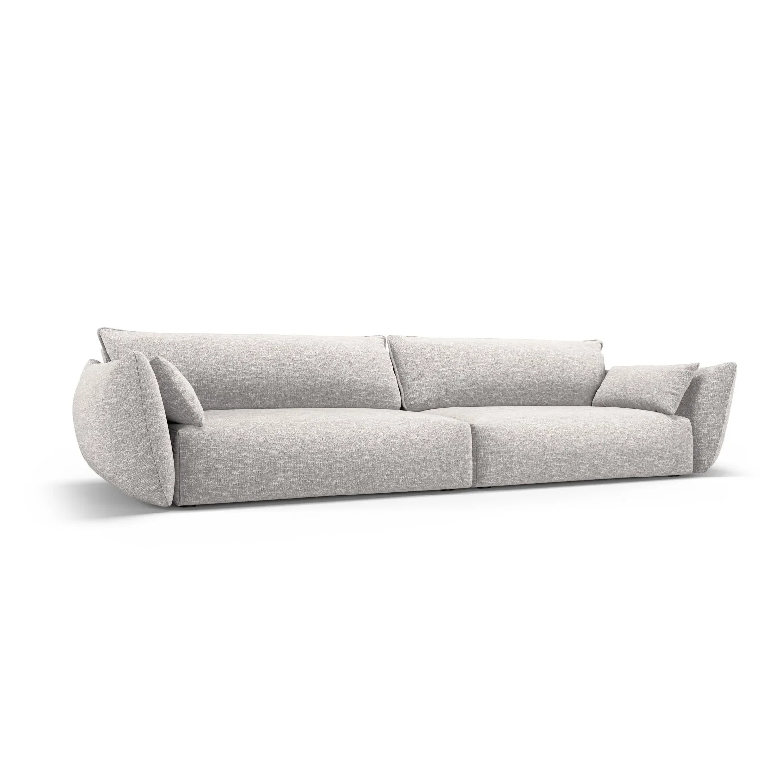 Matera 4-Sitzer Sofa aus Samt oder Chenille, 248x110x85 cm - Image 28