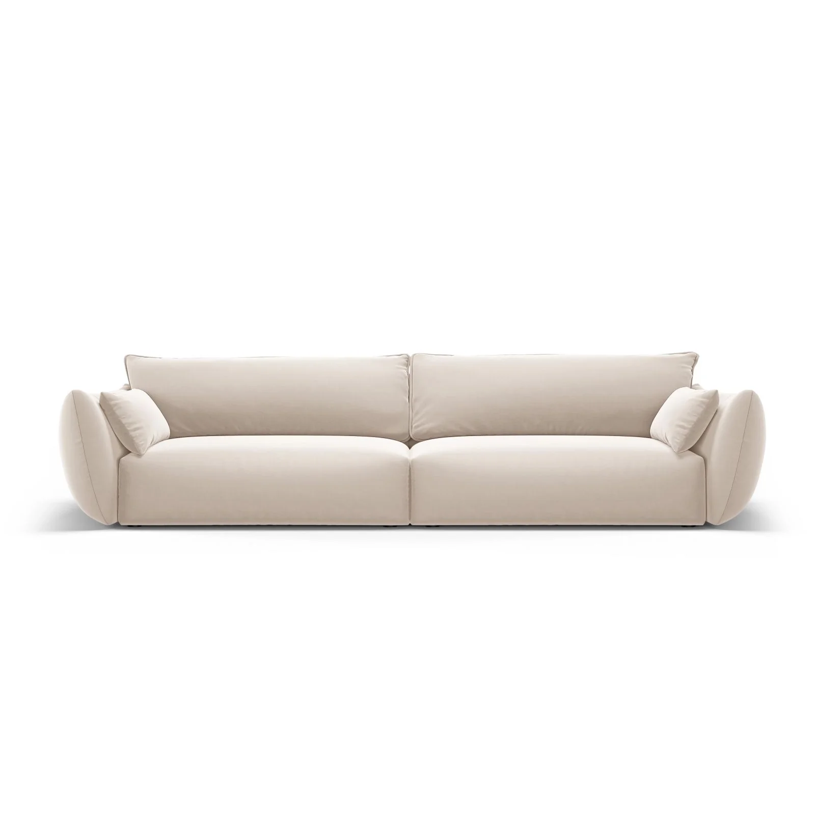Matera 4-Sitzer Sofa aus Samt oder Chenille, 248x110x85 cm - Image 36