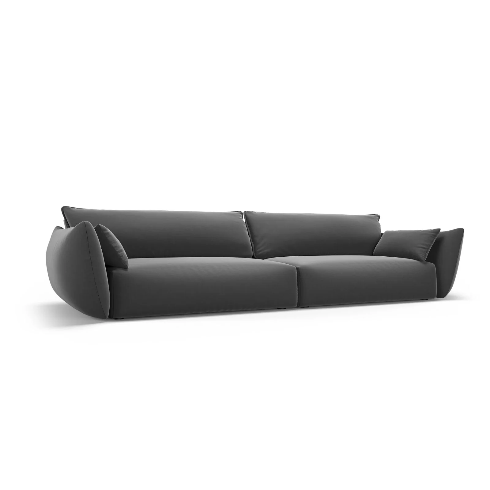 Matera 4-Sitzer Sofa aus Samt oder Chenille, 248x110x85 cm - Image 68