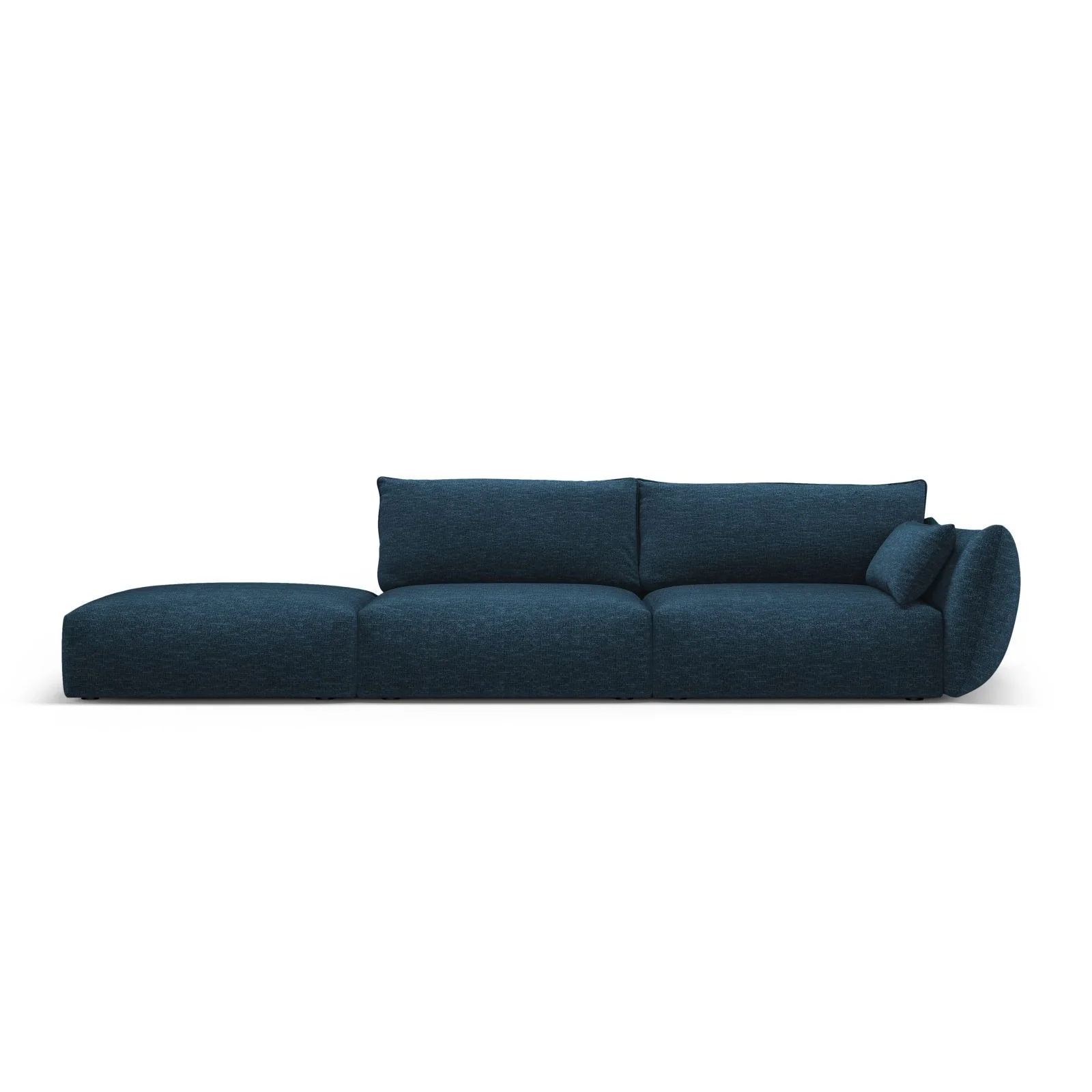 Matera 4-Sitzer Sofa, Linksseitig, aus Chenille, 264x110x85 cm - Image 21