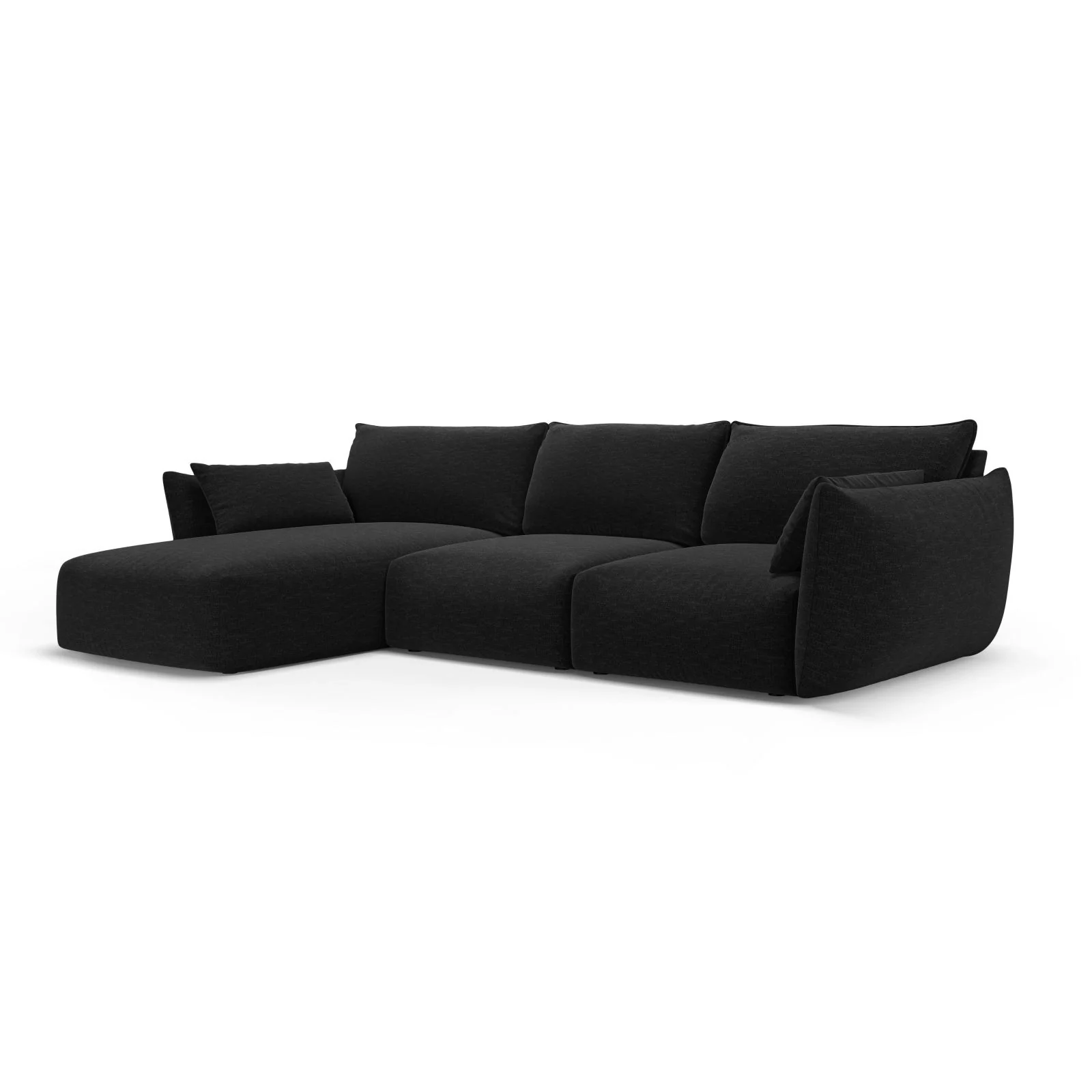 Matera 5-Sitzer Ecksofa, Linke Seite, aus Samt oder Chenille, 280x171x85 cm - Image 26