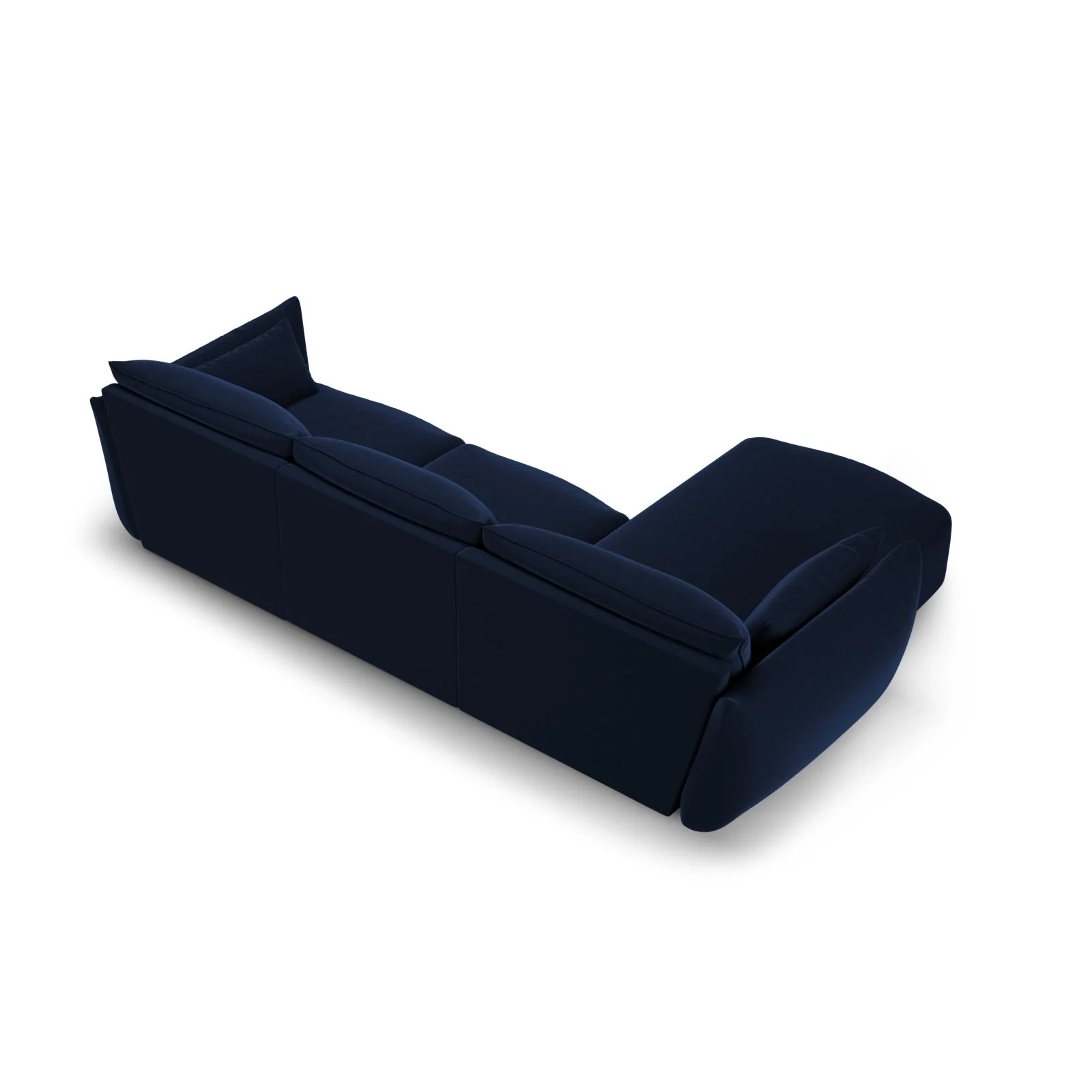 Matera 5-Sitzer Ecksofa, Linke Seite, aus Samt oder Chenille, 280x171x85 cm - Image 35