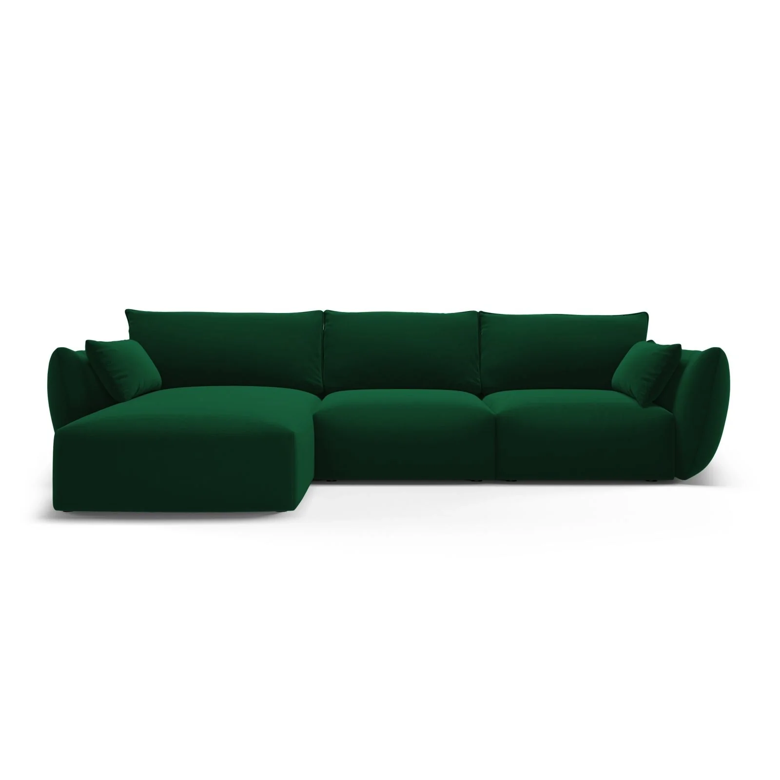Matera 5-Sitzer Ecksofa, Linke Seite, aus Samt oder Chenille, 280x171x85 cm - Image 37