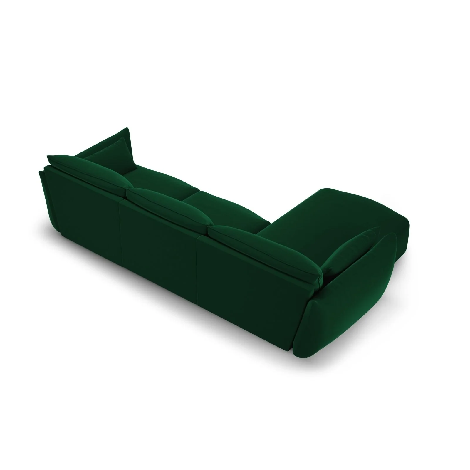 Matera 5-Sitzer Ecksofa, Linke Seite, aus Samt oder Chenille, 280x171x85 cm - Image 39