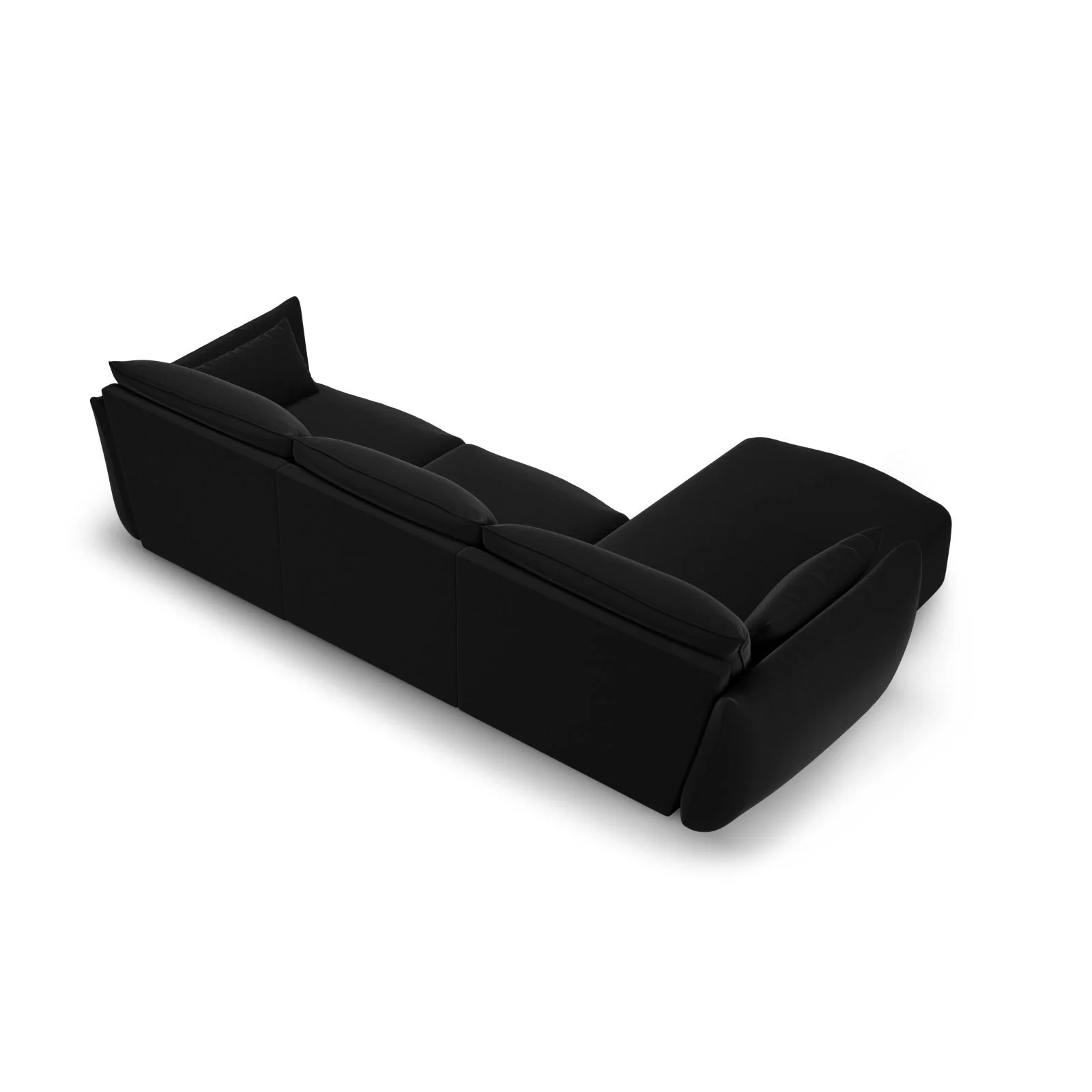 Matera 5-Sitzer Ecksofa, Linke Seite, aus Samt oder Chenille, 280x171x85 cm - Image 59