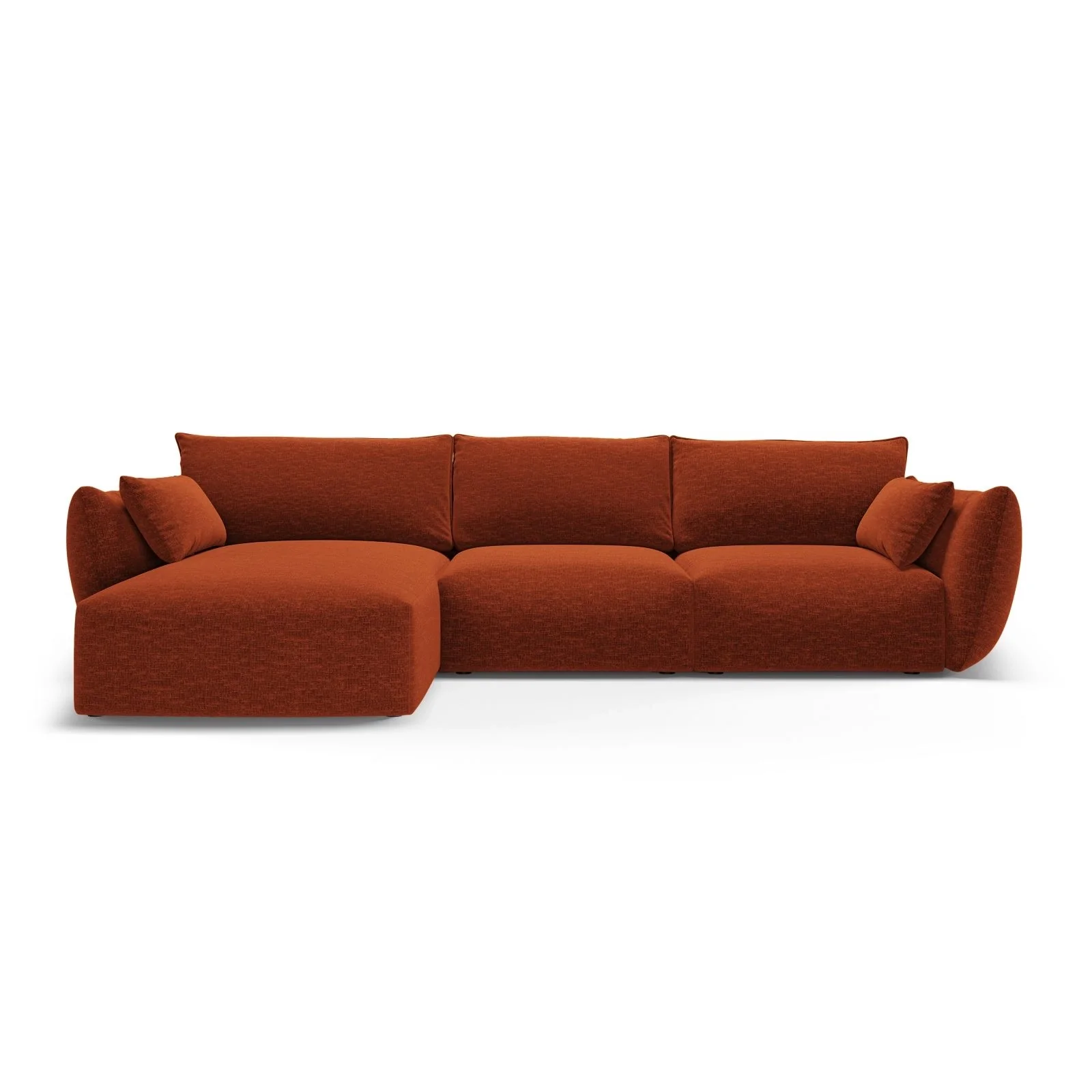 Matera 5-Sitzer Ecksofa, Linke Seite, aus Samt oder Chenille, 280x171x85 cm - Image 9