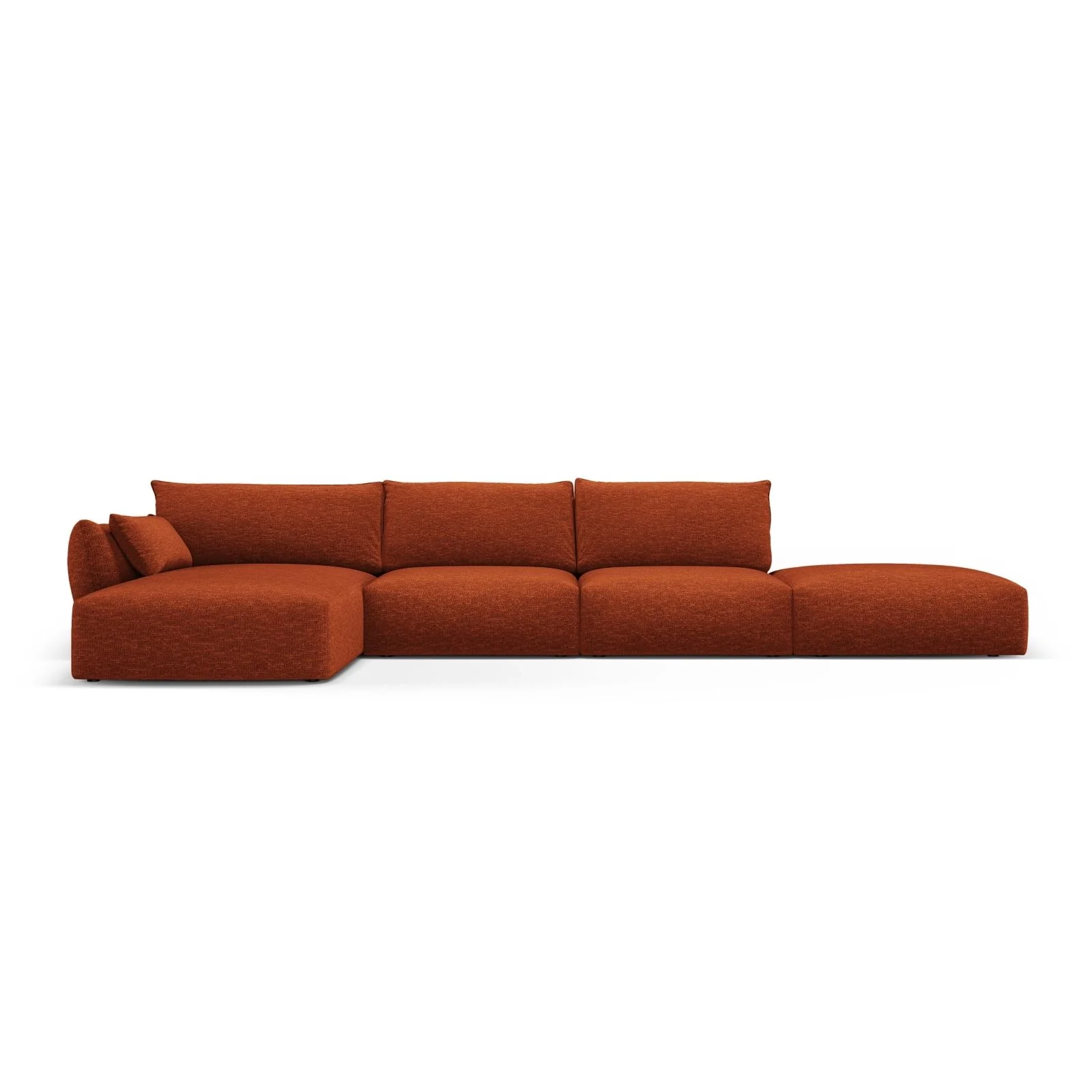 Matera 5-Sitzer Ecksofa, Linke Seite, aus Samt oder Chenille, 364x171x85 cm - Image 11