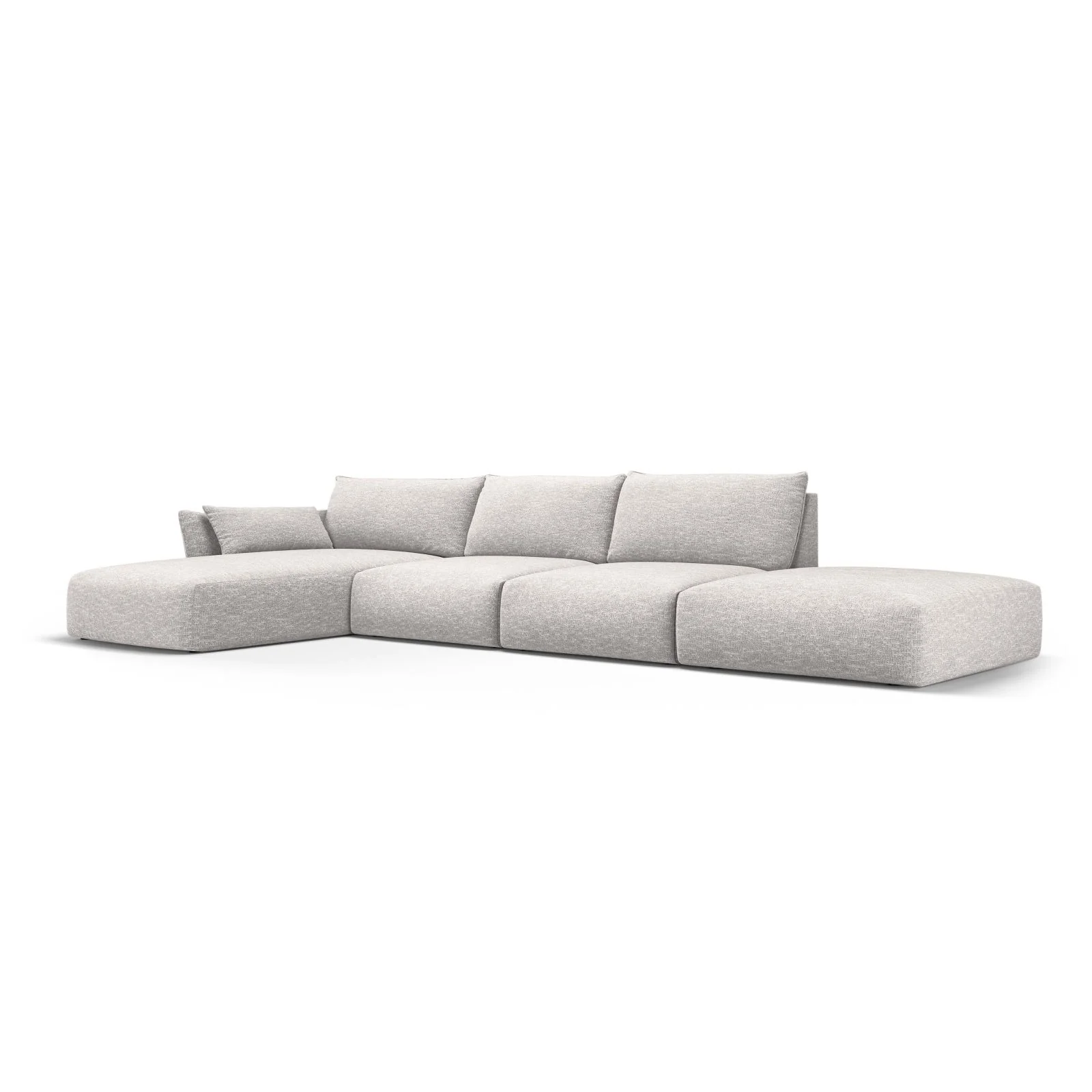 Matera 5-Sitzer Ecksofa, Linke Seite, aus Samt oder Chenille, 364x171x85 cm - Image 28