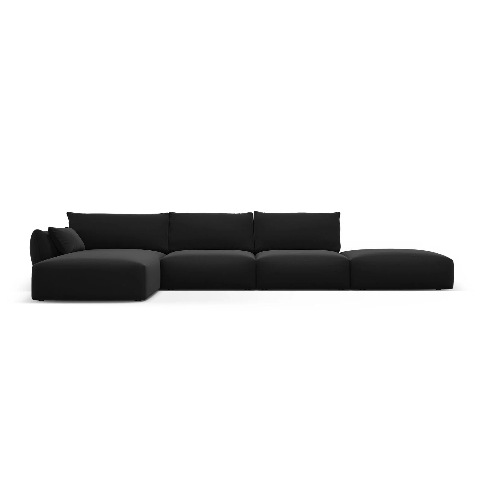 Matera 5-Sitzer Ecksofa, Linke Seite, aus Samt oder Chenille, 364x171x85 cm - Image 71