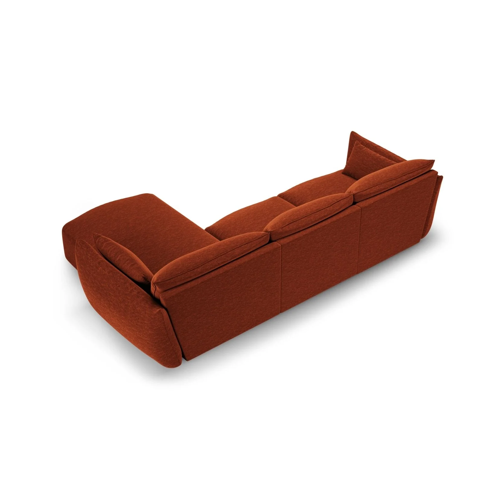 Matera 5-Sitzer Ecksofa, Rechte Seite, aus Samt oder Chenille, 280x171x85 cm - Image 11