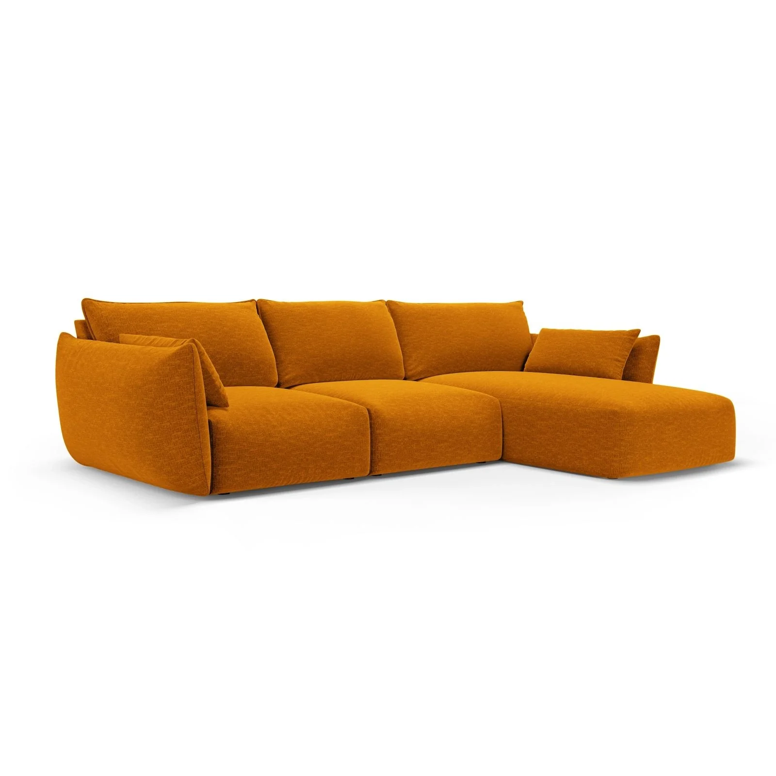 Matera 5-Sitzer Ecksofa, Rechte Seite, aus Samt oder Chenille, 280x171x85 cm - Image 14