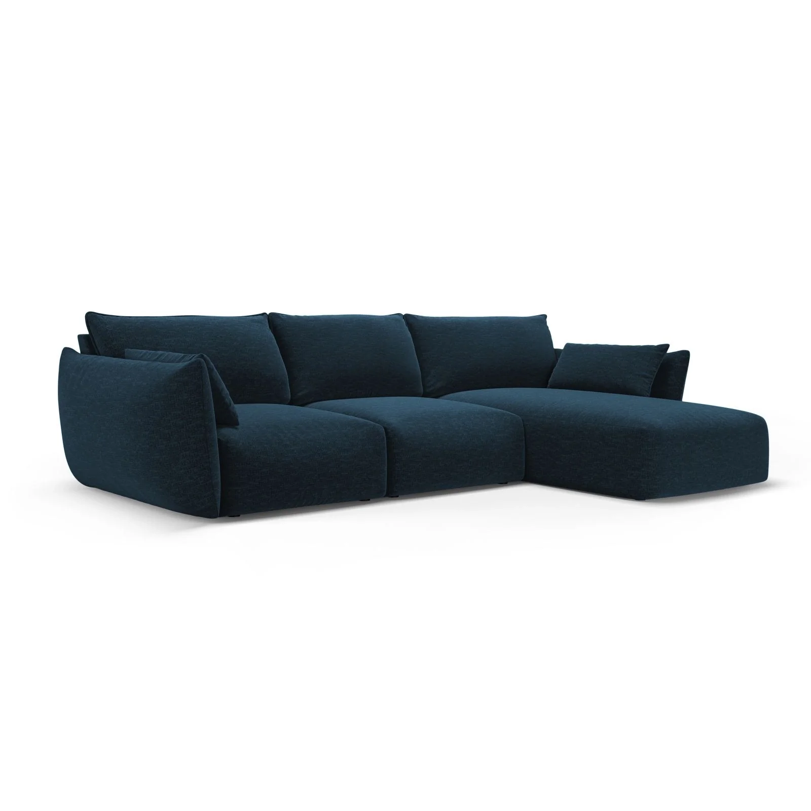 Matera 5-Sitzer Ecksofa, Rechte Seite, aus Samt oder Chenille, 280x171x85 cm - Image 18