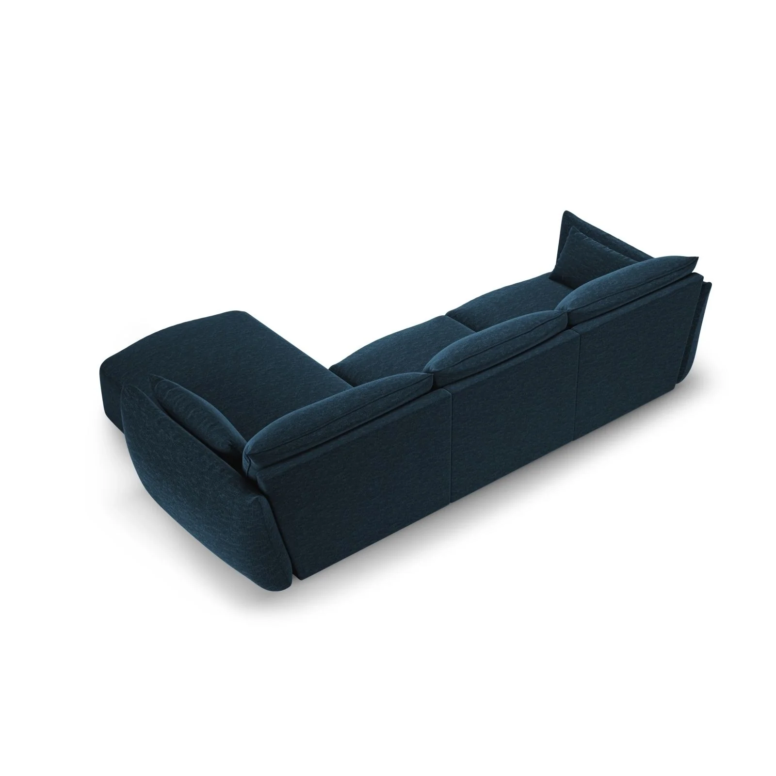 Matera 5-Sitzer Ecksofa, Rechte Seite, aus Samt oder Chenille, 280x171x85 cm - Image 19