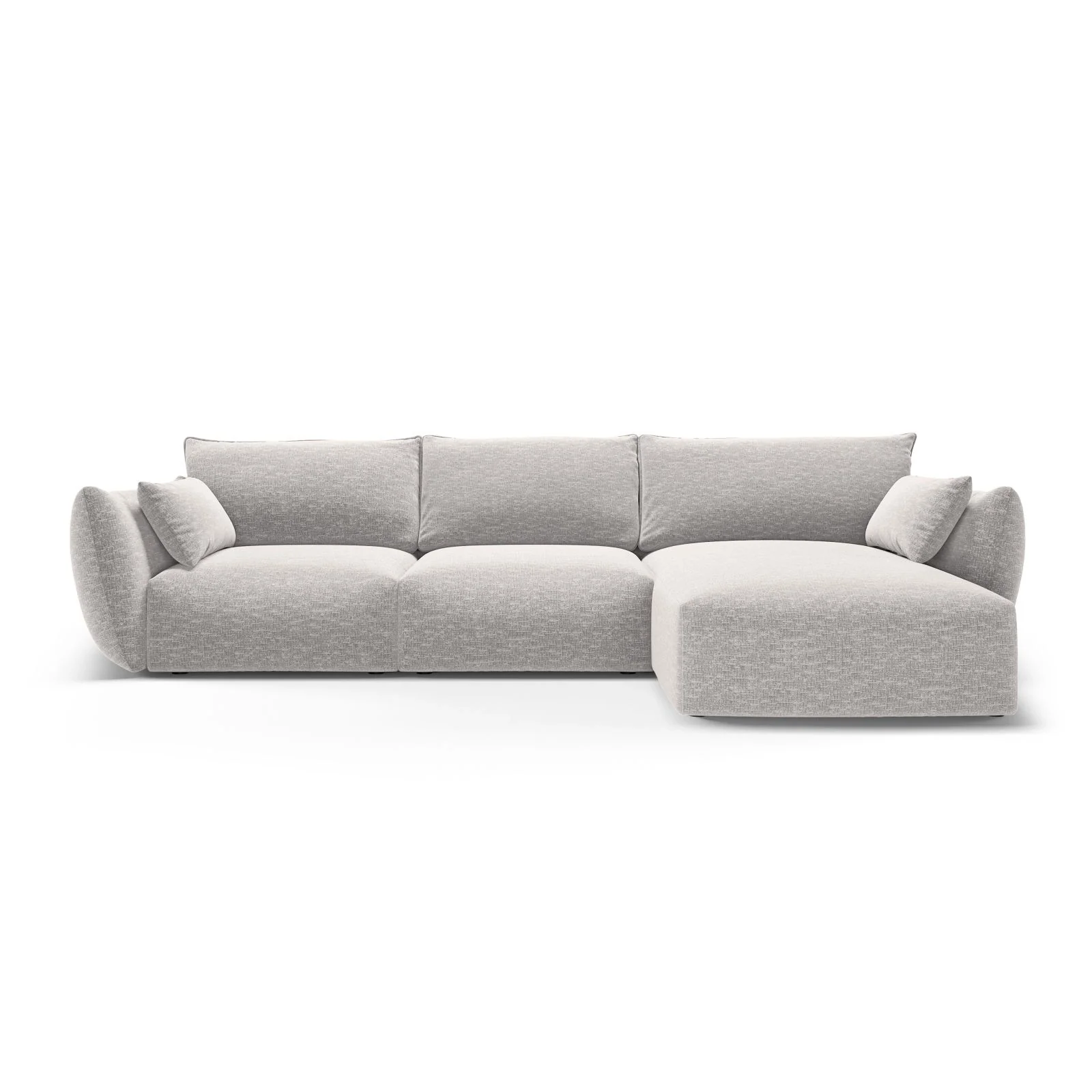 Matera 5-Sitzer Ecksofa, Rechte Seite, aus Samt oder Chenille, 280x171x85 cm - Image 21