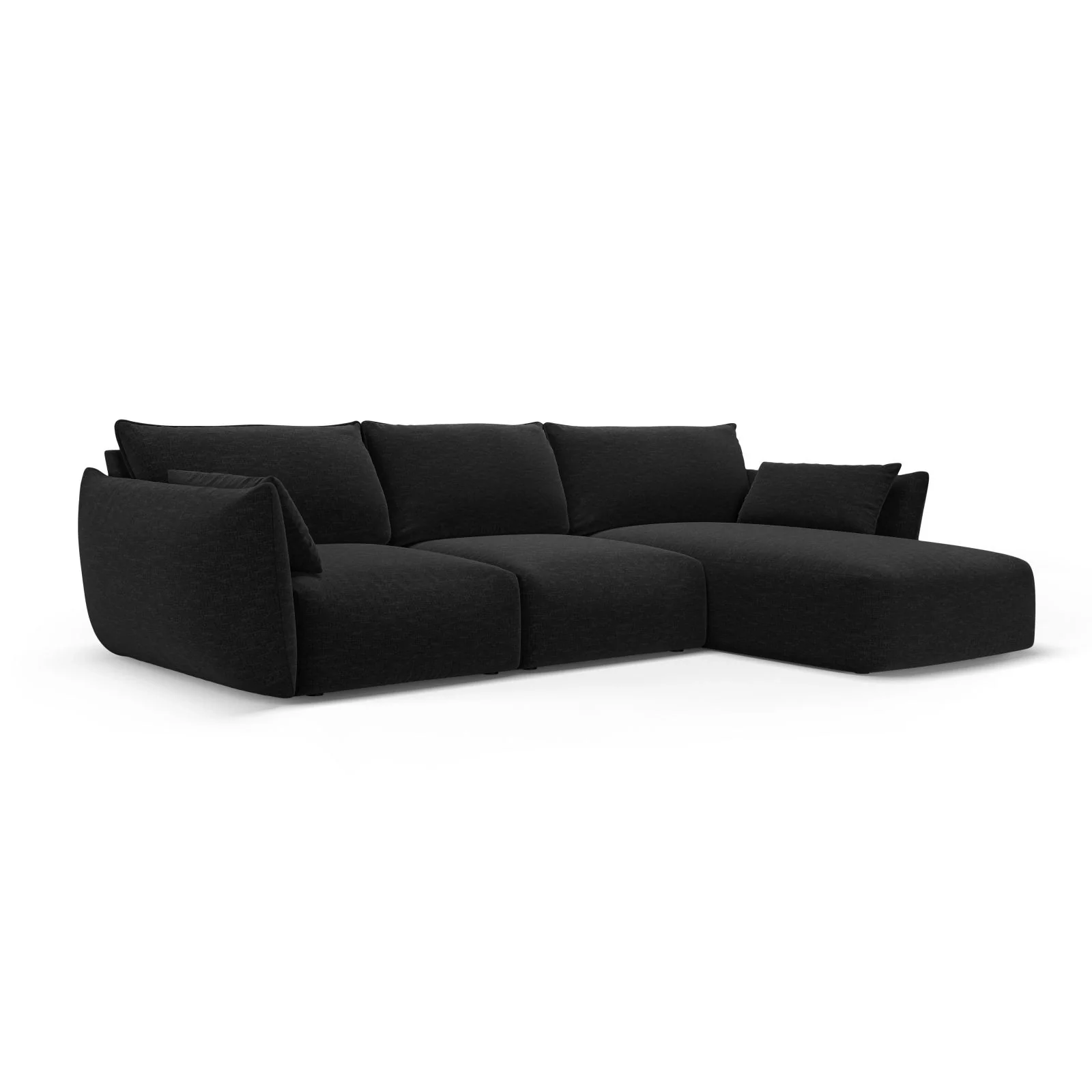 Matera 5-Sitzer Ecksofa, Rechte Seite, aus Samt oder Chenille, 280x171x85 cm - Image 26
