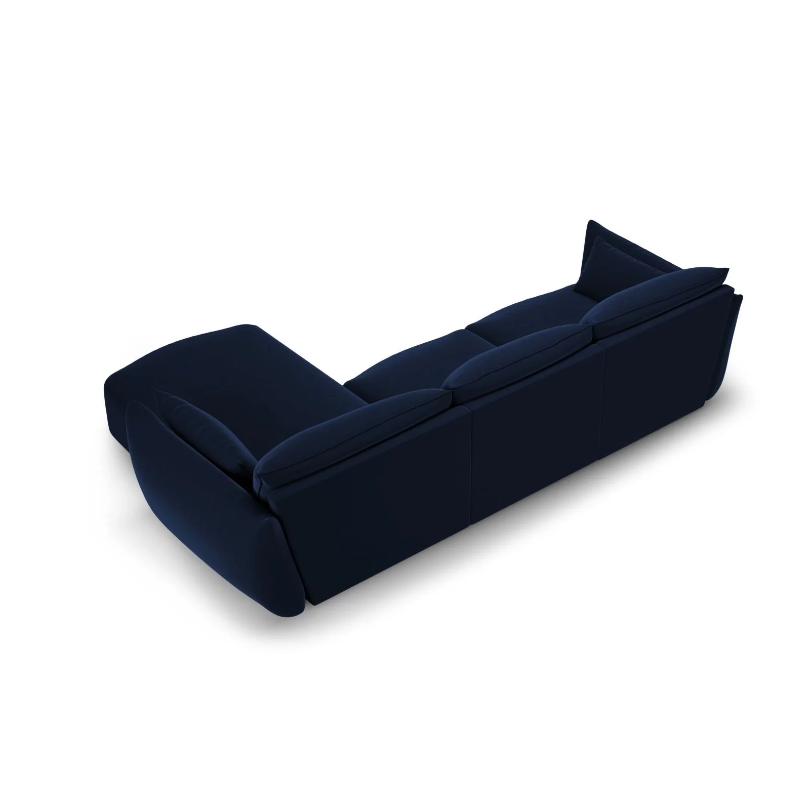 Matera 5-Sitzer Ecksofa, Rechte Seite, aus Samt oder Chenille, 280x171x85 cm - Image 35