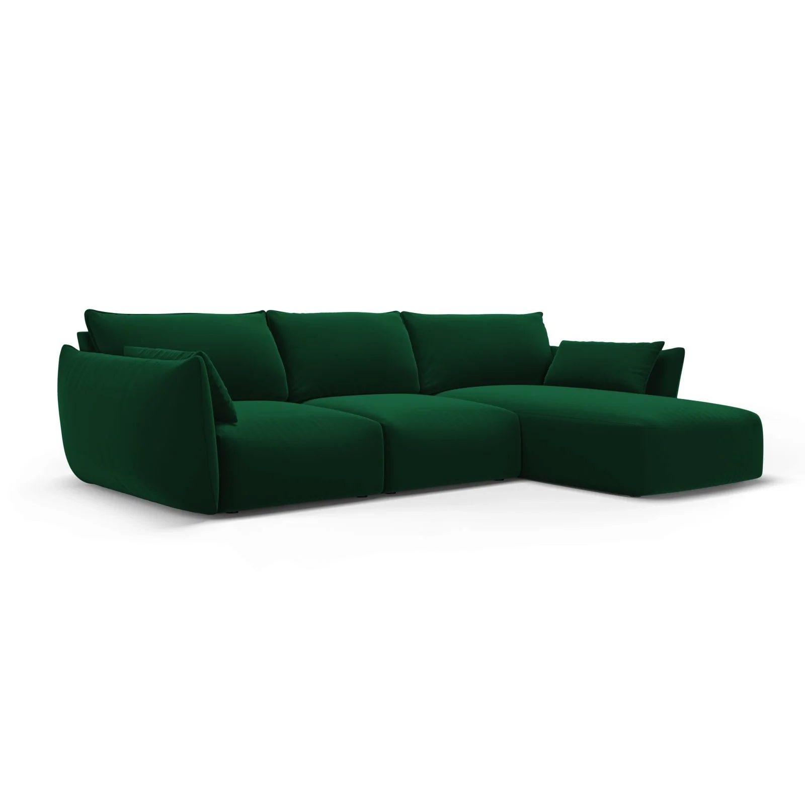 Matera 5-Sitzer Ecksofa, Rechte Seite, aus Samt oder Chenille, 280x171x85 cm - Image 38
