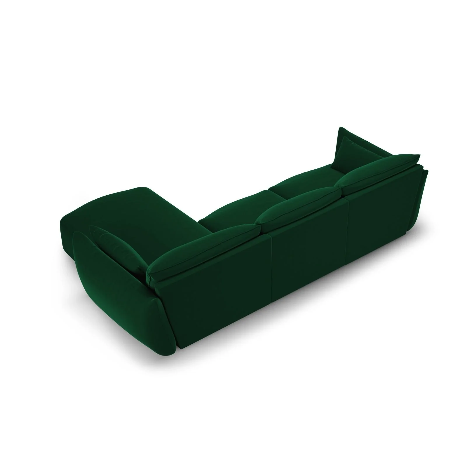 Matera 5-Sitzer Ecksofa, Rechte Seite, aus Samt oder Chenille, 280x171x85 cm - Image 39