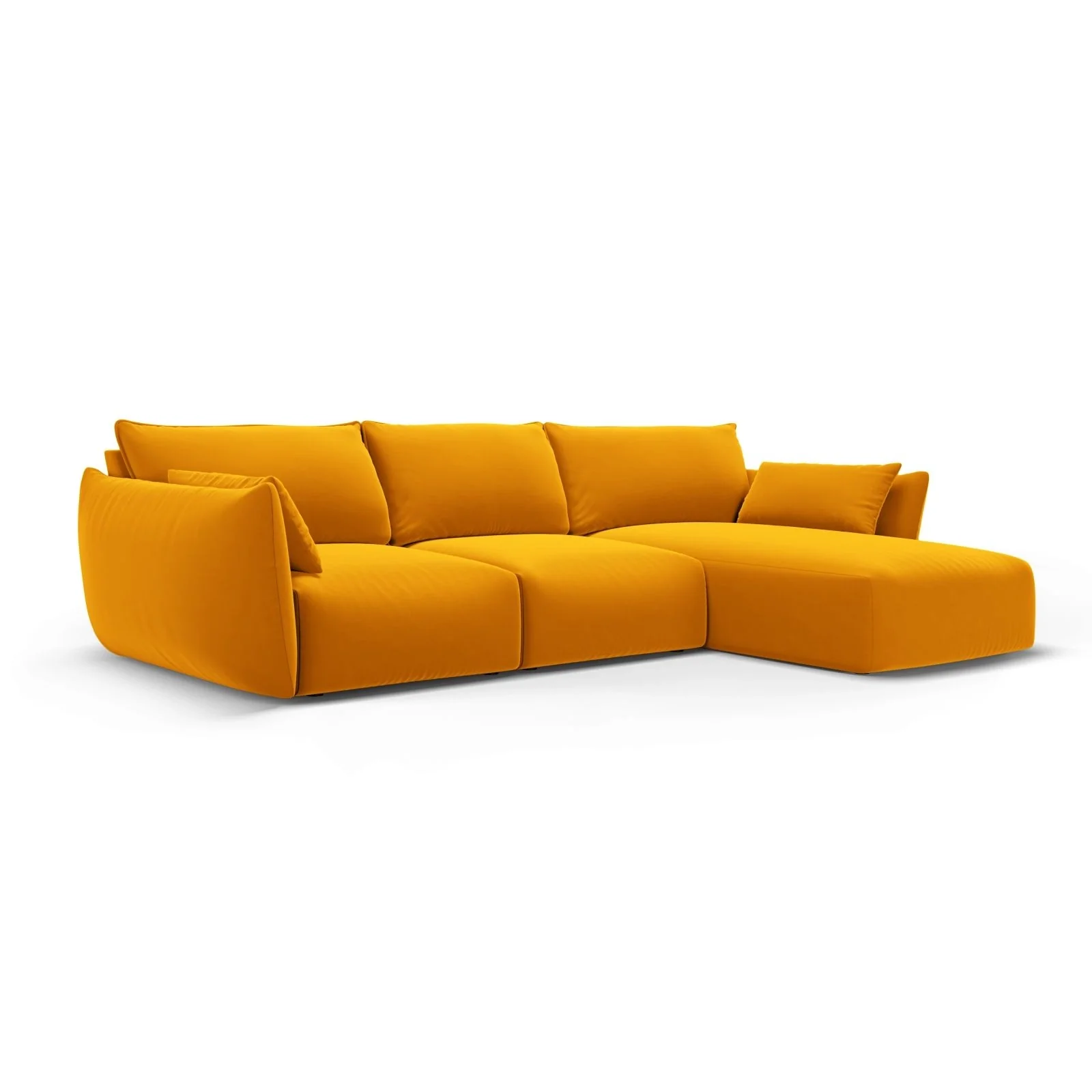 Matera 5-Sitzer Ecksofa, Rechte Seite, aus Samt oder Chenille, 280x171x85 cm - Image 42