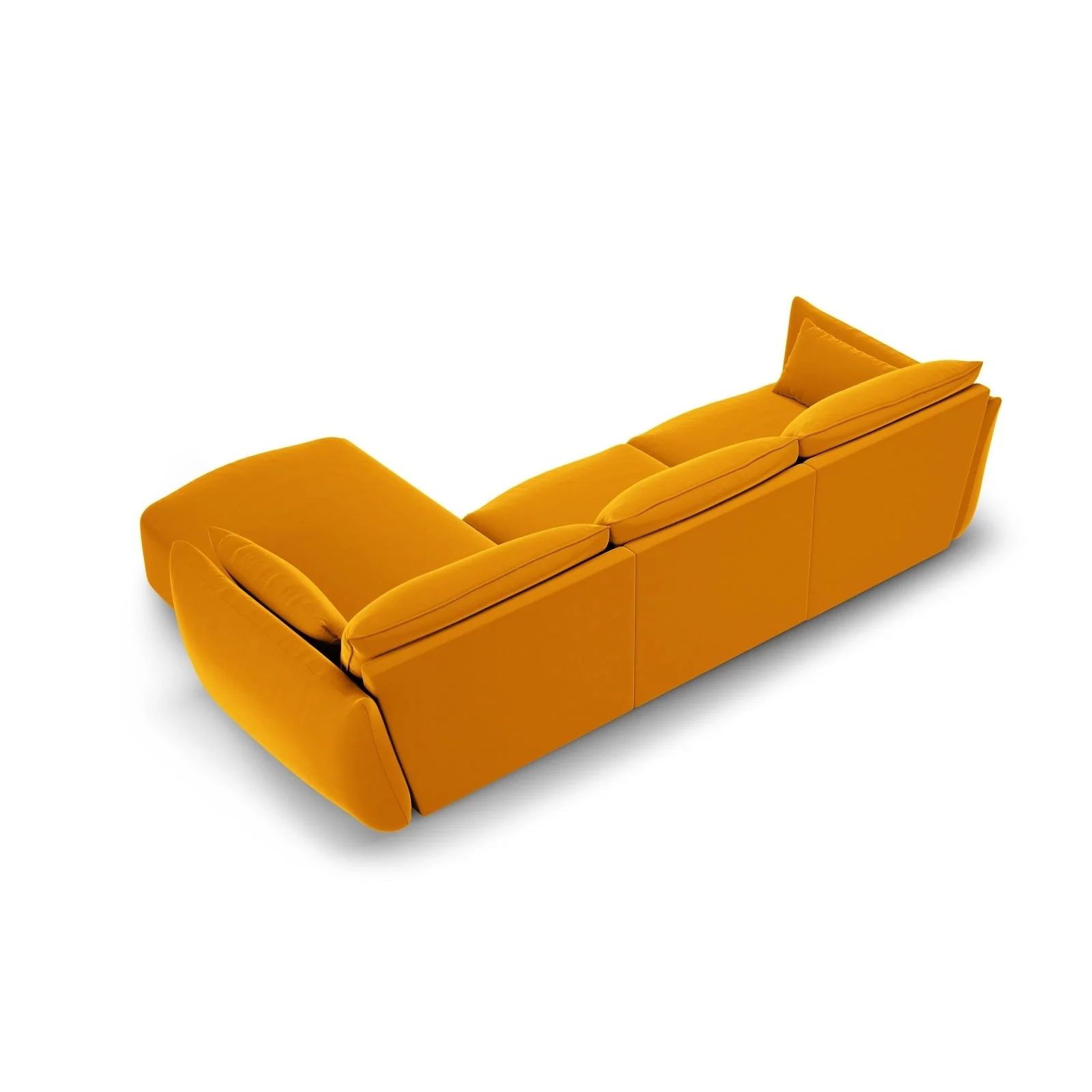 Matera 5-Sitzer Ecksofa, Rechte Seite, aus Samt oder Chenille, 280x171x85 cm - Image 43
