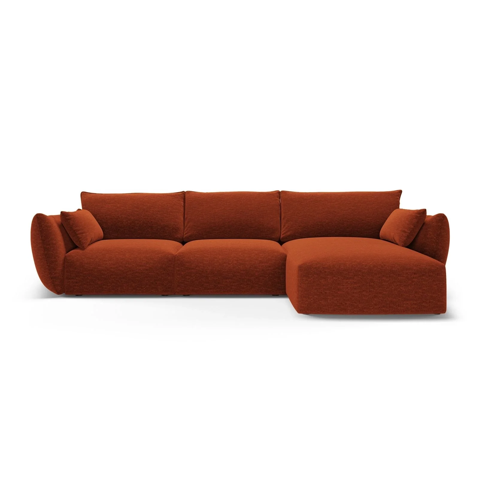 Matera 5-Sitzer Ecksofa, Rechte Seite, aus Samt oder Chenille, 280x171x85 cm - Image 9