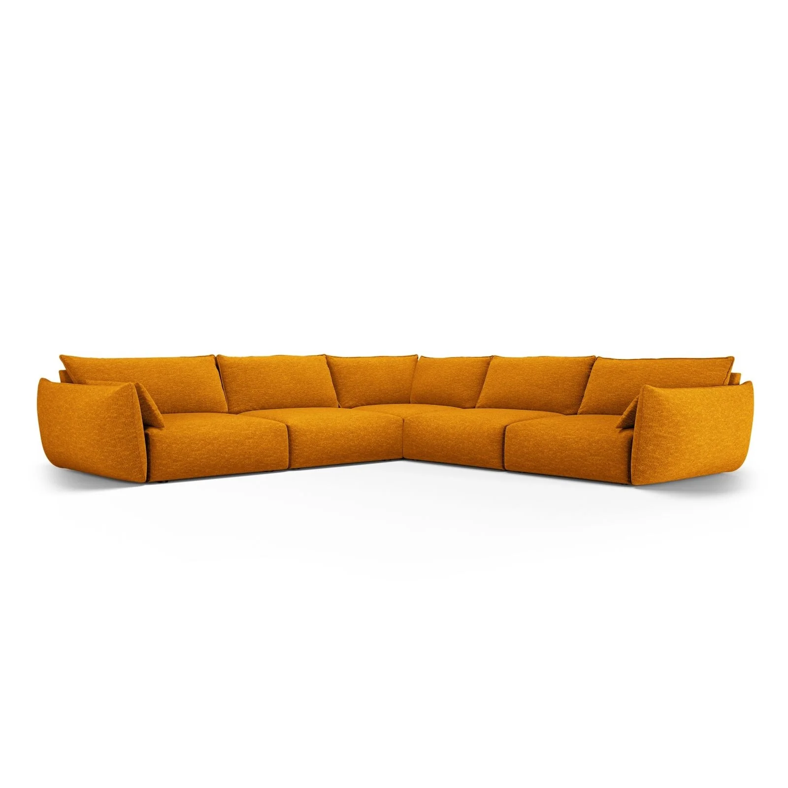 Matera 7-Sitzer Ecksofa, Symmetrisch, aus Samt oder Chenille, 286x286 cm - Image 16