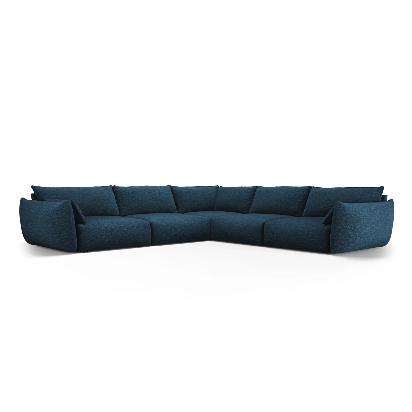 Matera 7-Sitzer Ecksofa, Symmetrisch, aus Samt oder Chenille, 286x286 cm - Image 21