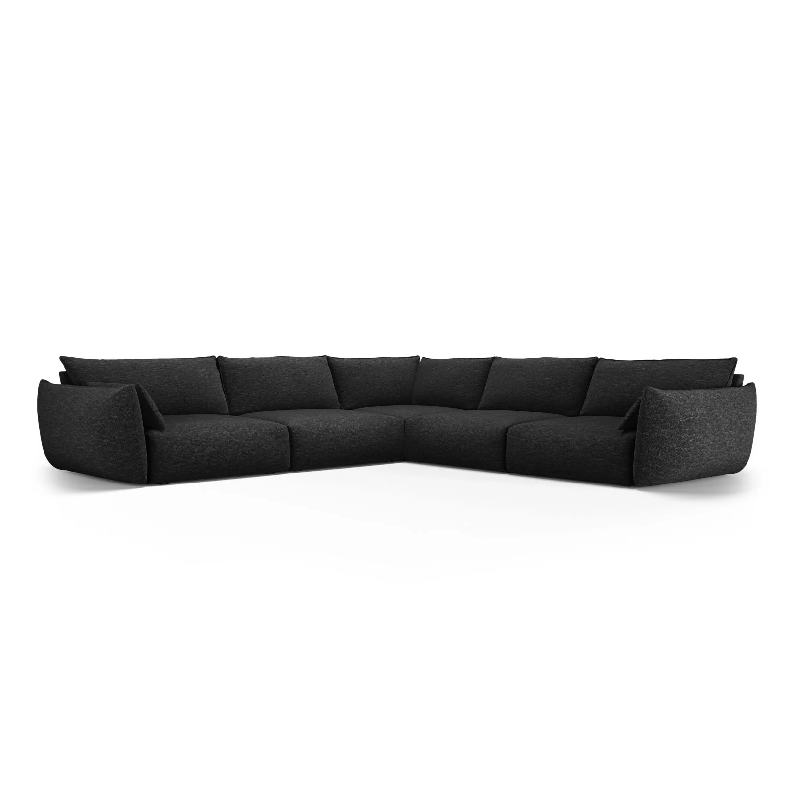 Matera 7-Sitzer Ecksofa, Symmetrisch, aus Samt oder Chenille, 286x286 cm - Image 31