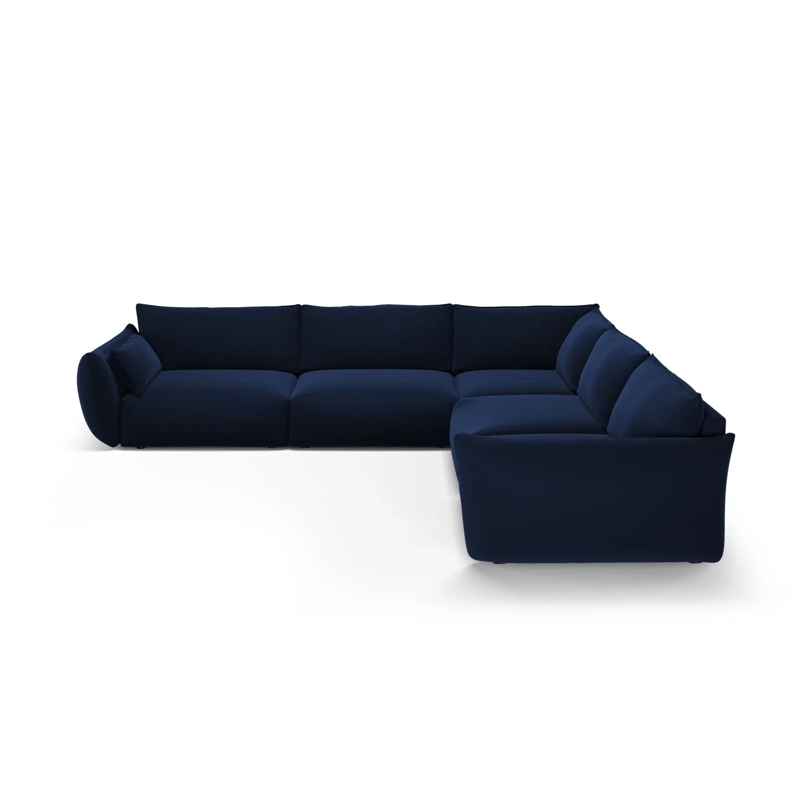 Matera 7-Sitzer Ecksofa, Symmetrisch, aus Samt oder Chenille, 286x286 cm - Image 43