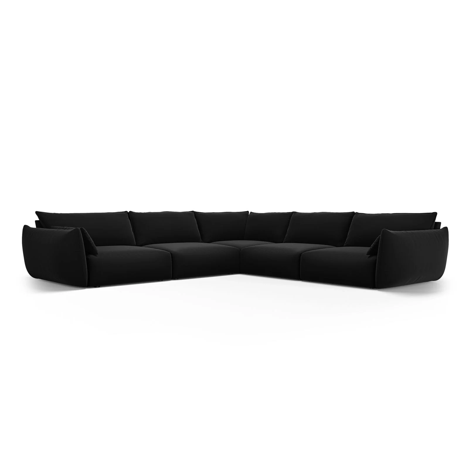 Matera 7-Sitzer Ecksofa, Symmetrisch, aus Samt oder Chenille, 286x286 cm - Image 71