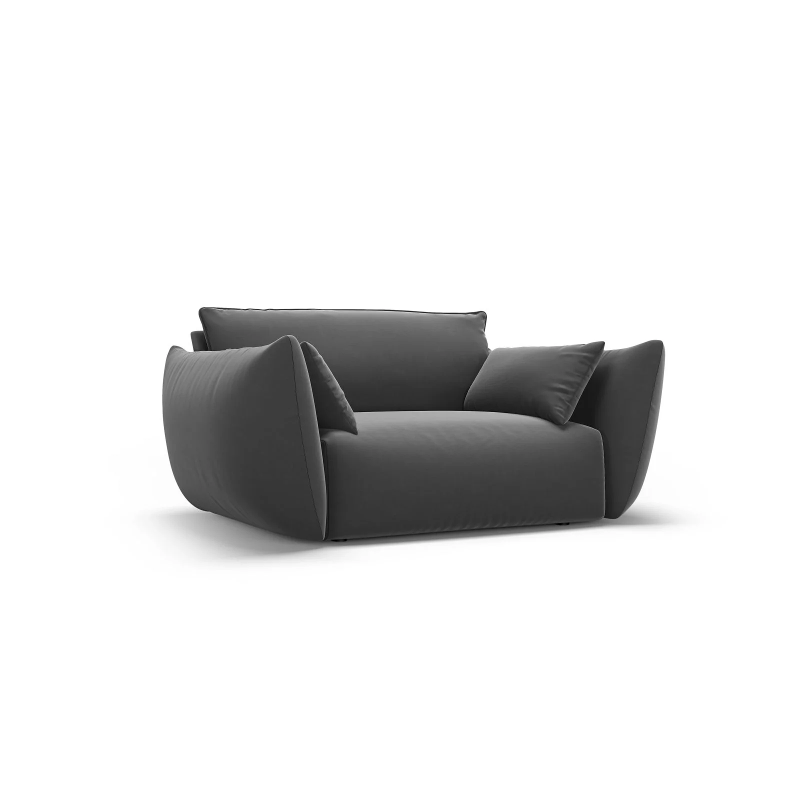 Matera Sessel aus Samt oder Chenille, 128x110x85 cm - Image 66