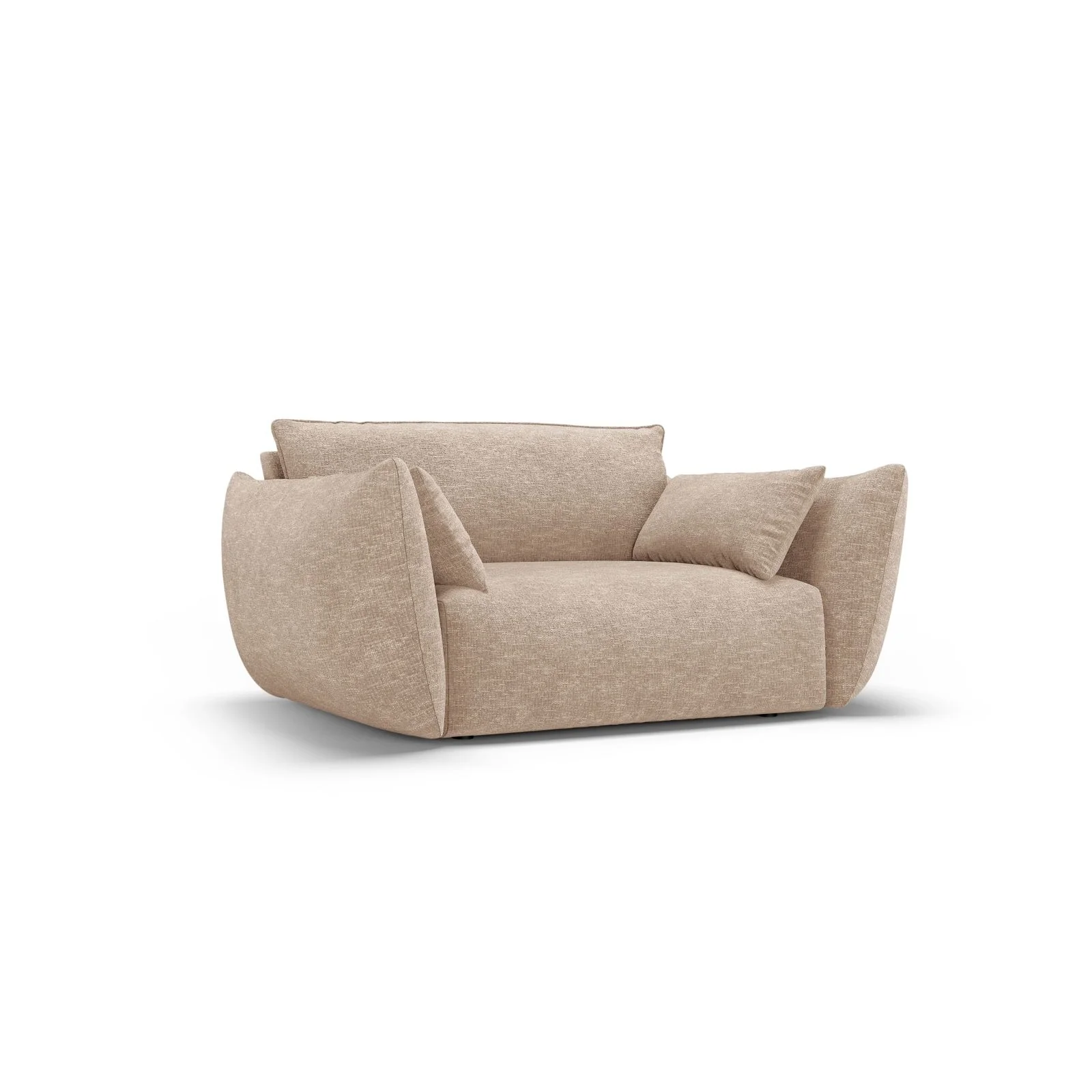 Matera Sessel aus Samt oder Chenille, 128x110x85 cm - Image 8
