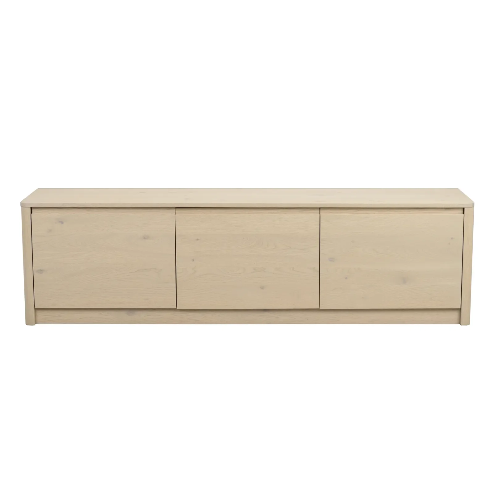 MELSTONE Sideboard aus Eiche Weiß pigmentiert 40x180x50cm
