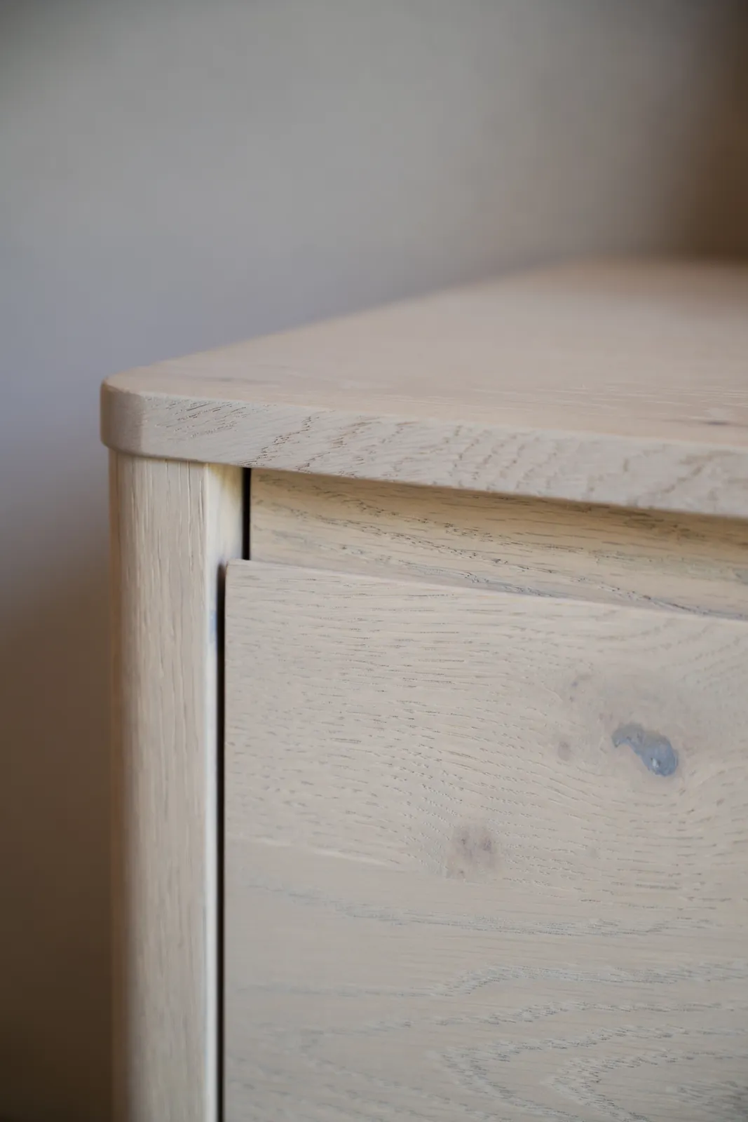 MELSTONE Sideboard aus Eiche Weiß pigmentiert 40x180x50cm - Image 4