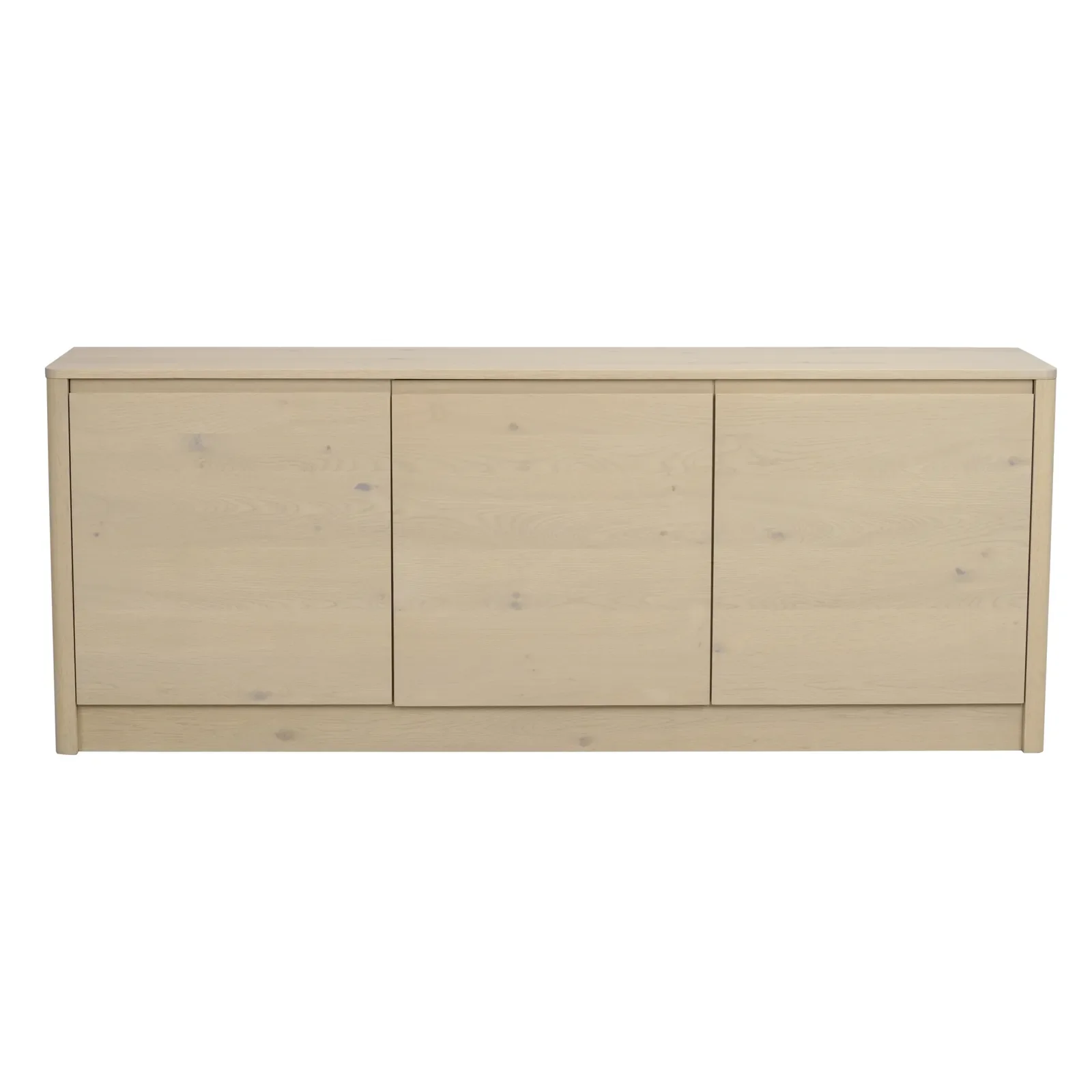 MELSTONE Sideboard aus Eiche Weiß pigmentiert 40x180x70cm