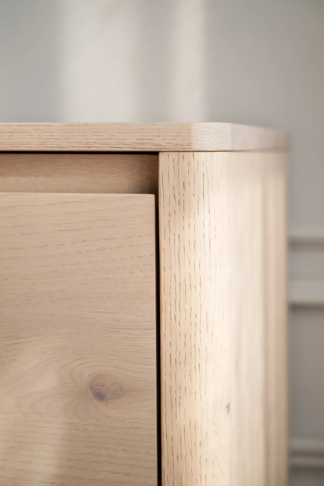 MELSTONE Sideboard aus Eiche Weiß pigmentiert 40x180x70cm - Image 7