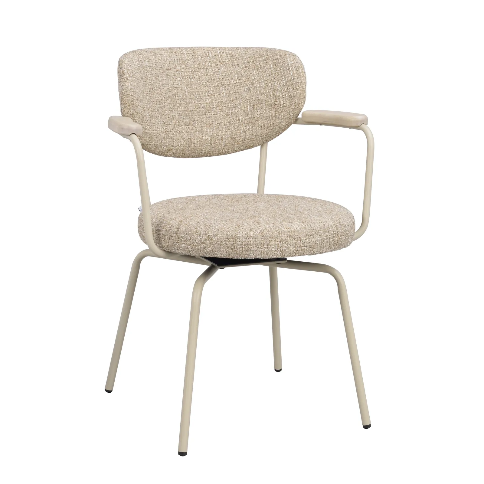 MERRICK Essstuhl Dunkelbeige/Beige 60x62x81cm