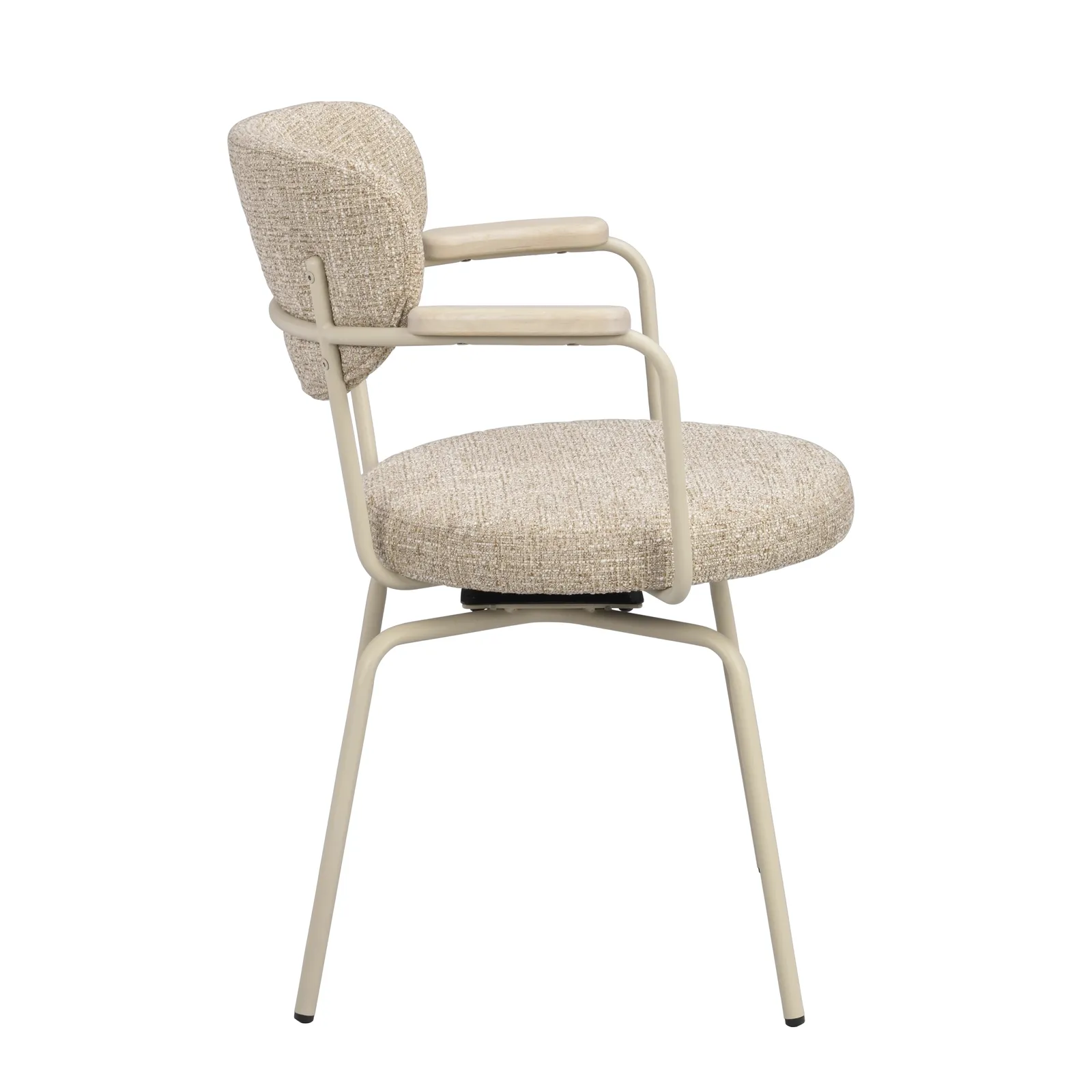 MERRICK Essstuhl Dunkelbeige/Beige 60x62x81cm - Image 7