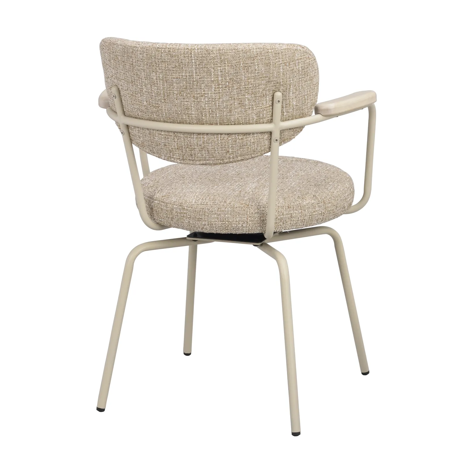 MERRICK Essstuhl Dunkelbeige/Beige 60x62x81cm - Image 8