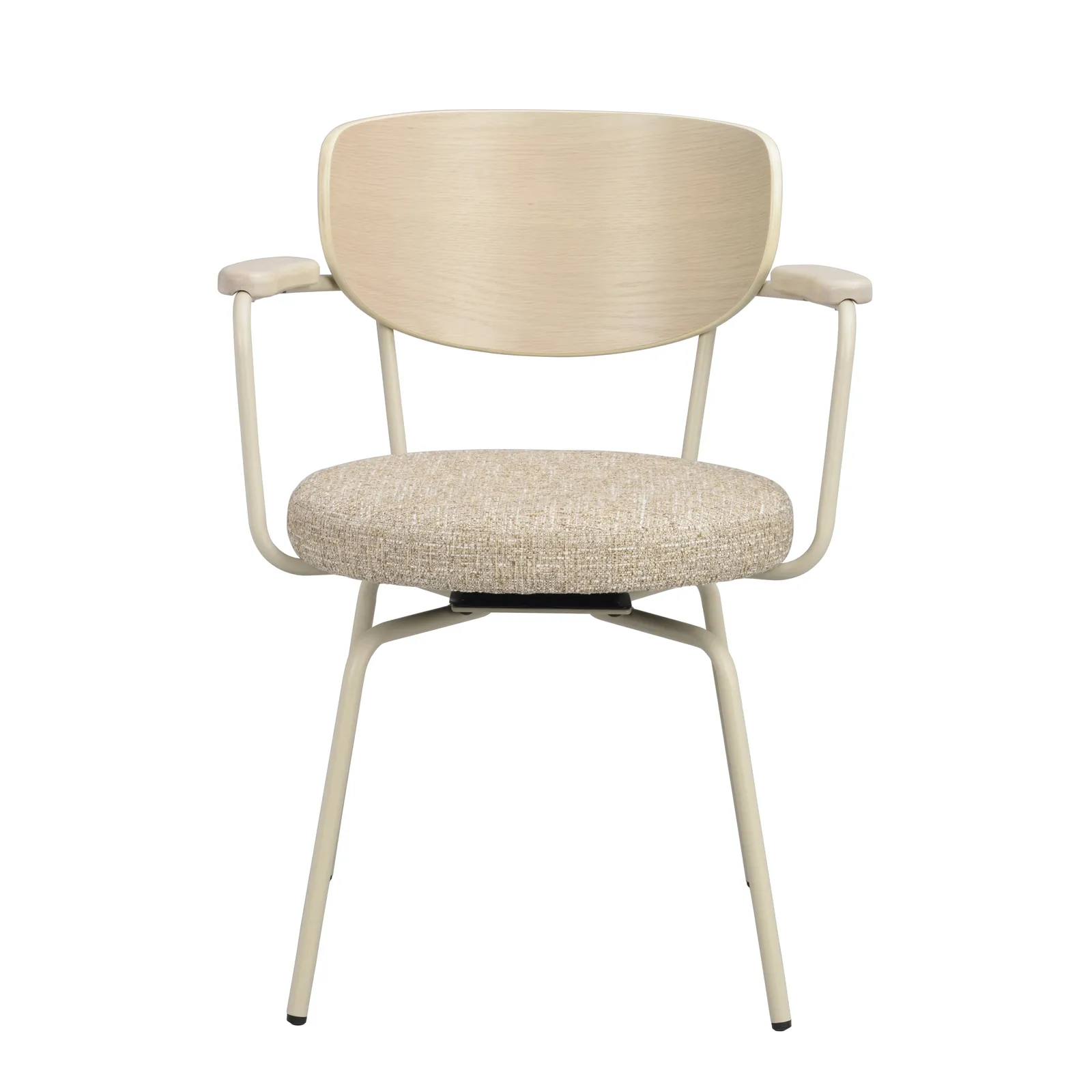 MERRICK Essstuhl Dunkelbeige/Weiß pigmentiert/Beige 60x62x81cm - Image 5