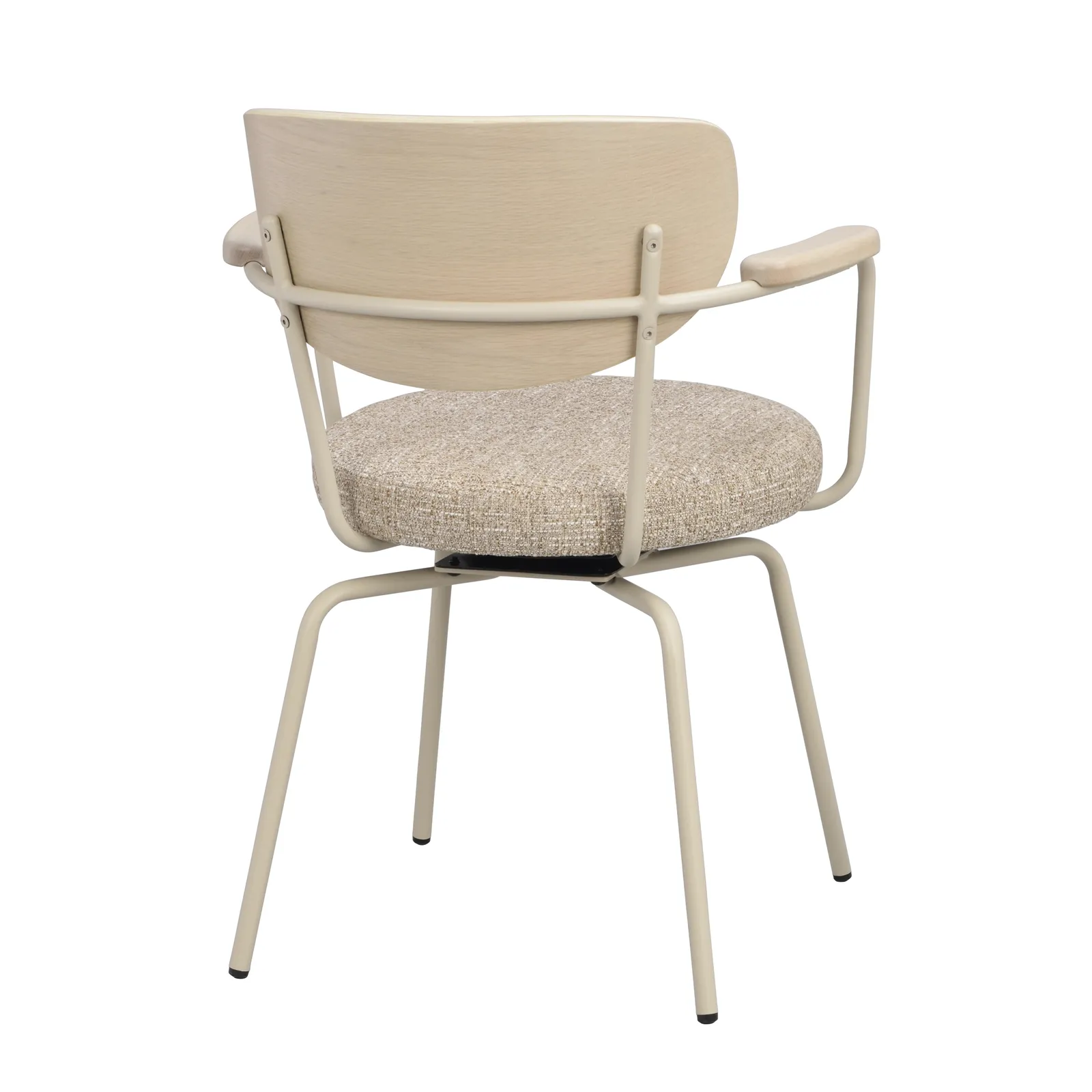 MERRICK Essstuhl Dunkelbeige/Weiß pigmentiert/Beige 60x62x81cm - Image 7