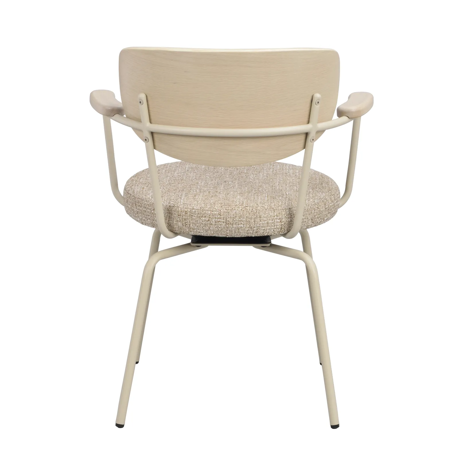 MERRICK Essstuhl Dunkelbeige/Weiß pigmentiert/Beige 60x62x81cm - Image 8