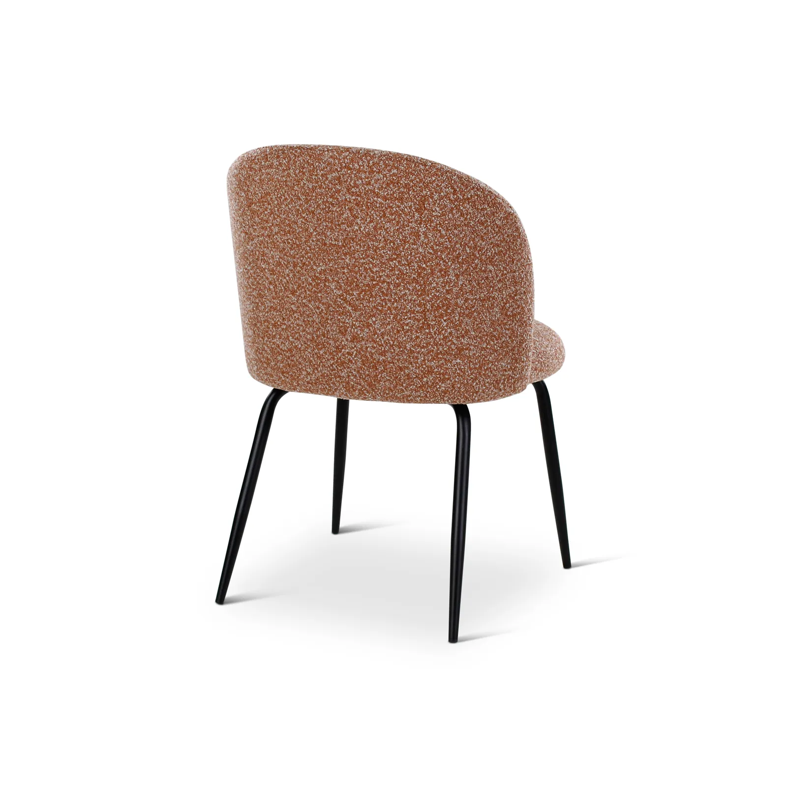 MIKO Essstuhl aus Metall in Brick, Schwarz - Image 4