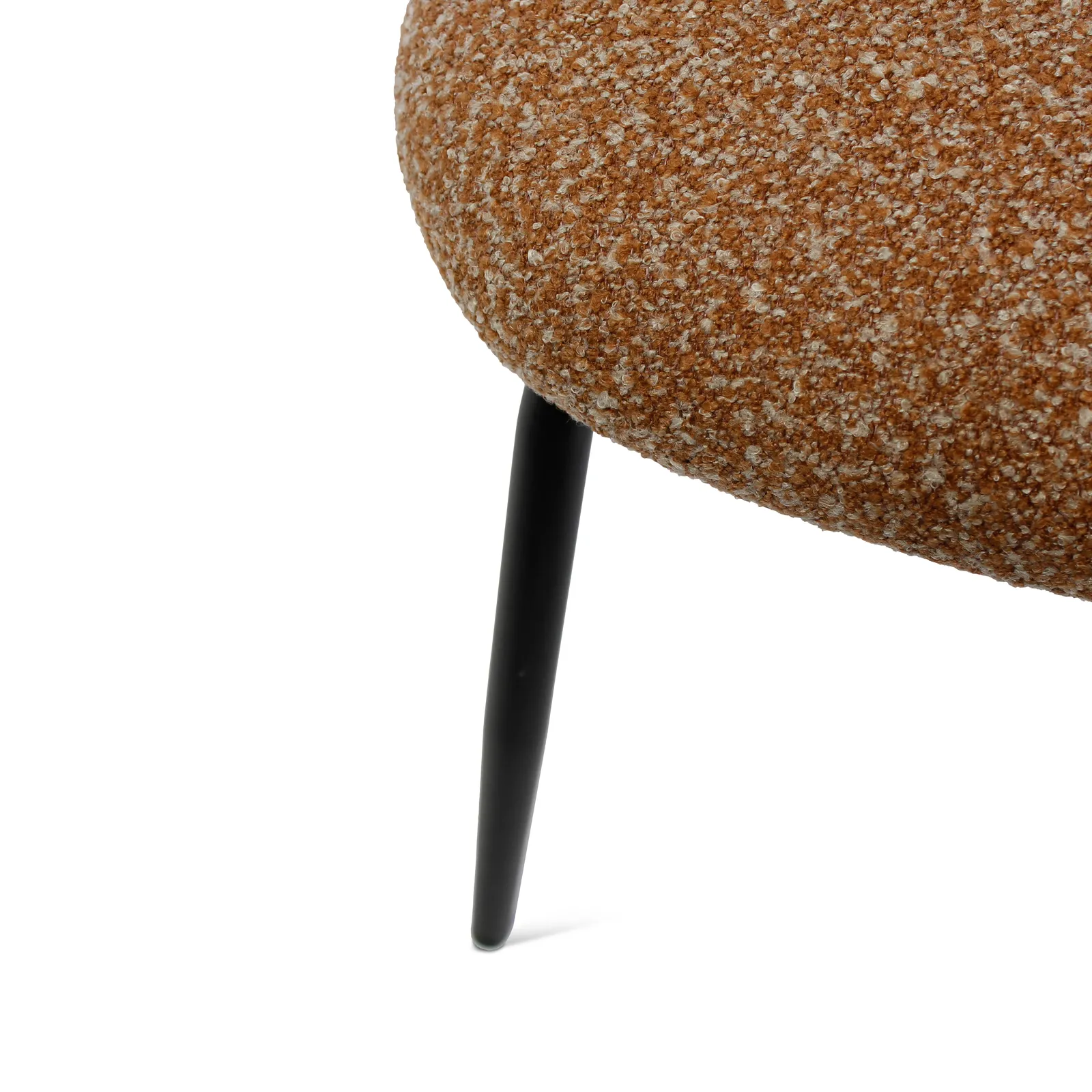 MIKO Essstuhl aus Metall in Brick, Schwarz - Image 8
