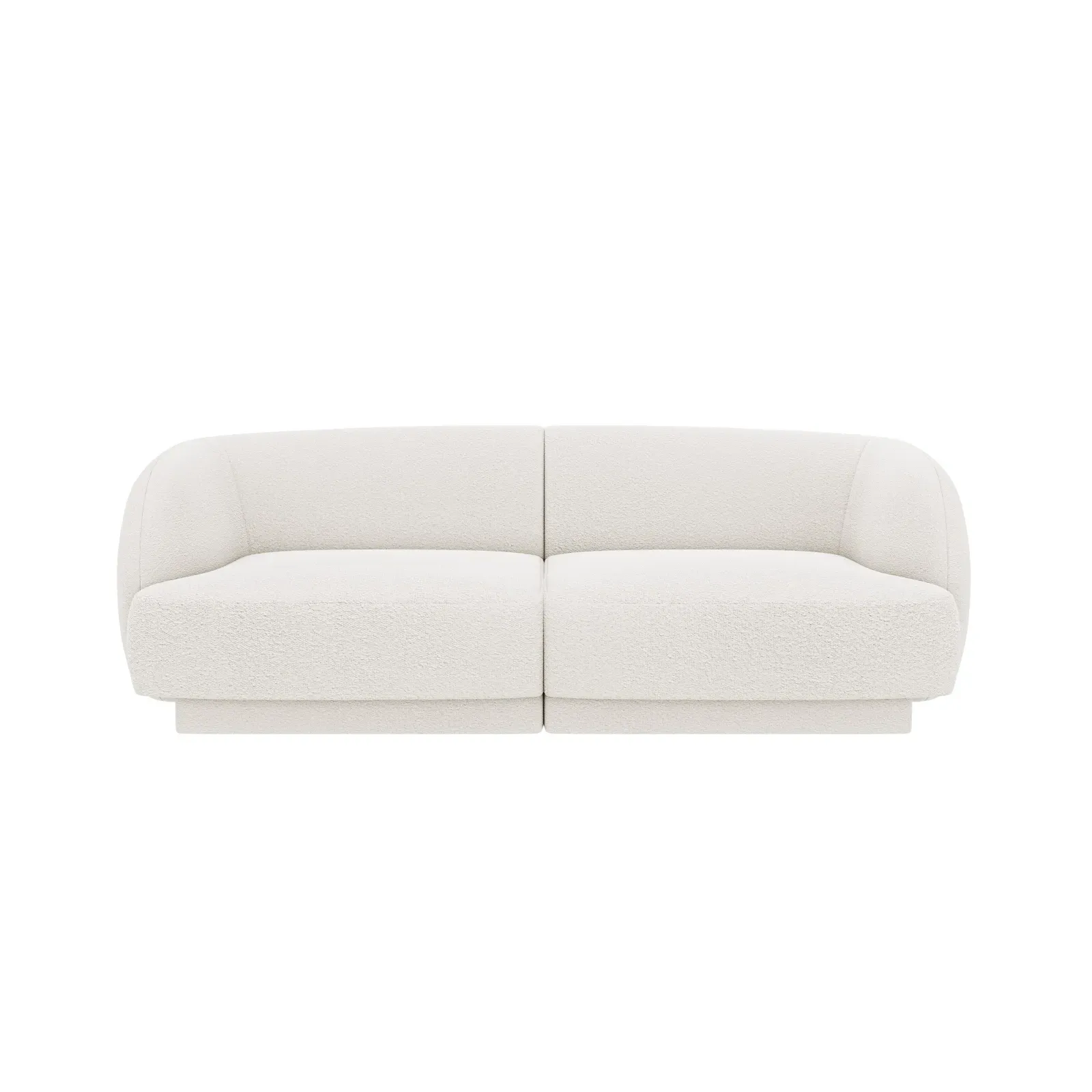 Miley 2-Sitzer Sofa mit Bezug aus Samt oder Boucle, 180x90 cm