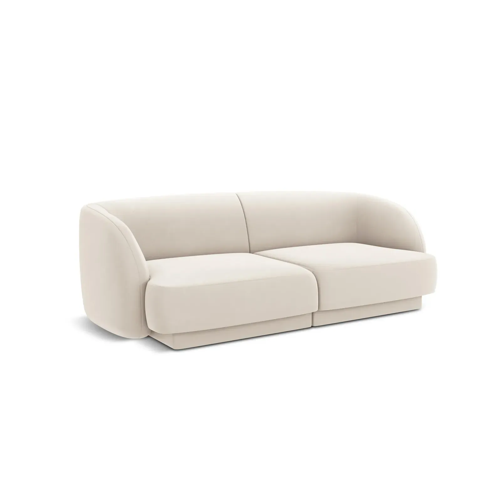 Miley 2-Sitzer Sofa mit Bezug aus Samt oder Boucle, 180x90 cm - Image 9