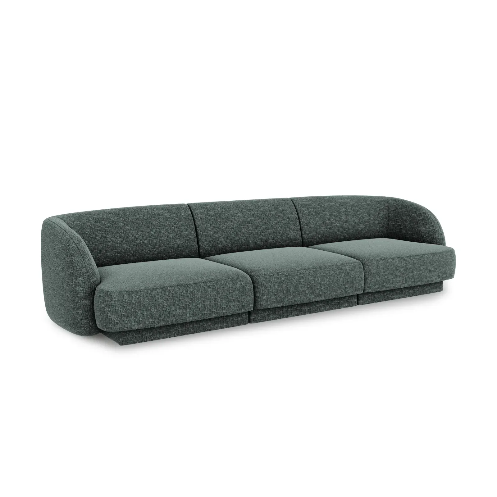 Miley 3-Sitzer Sofa mit Bezug aus Chenille, 255x90 cm - Image 12